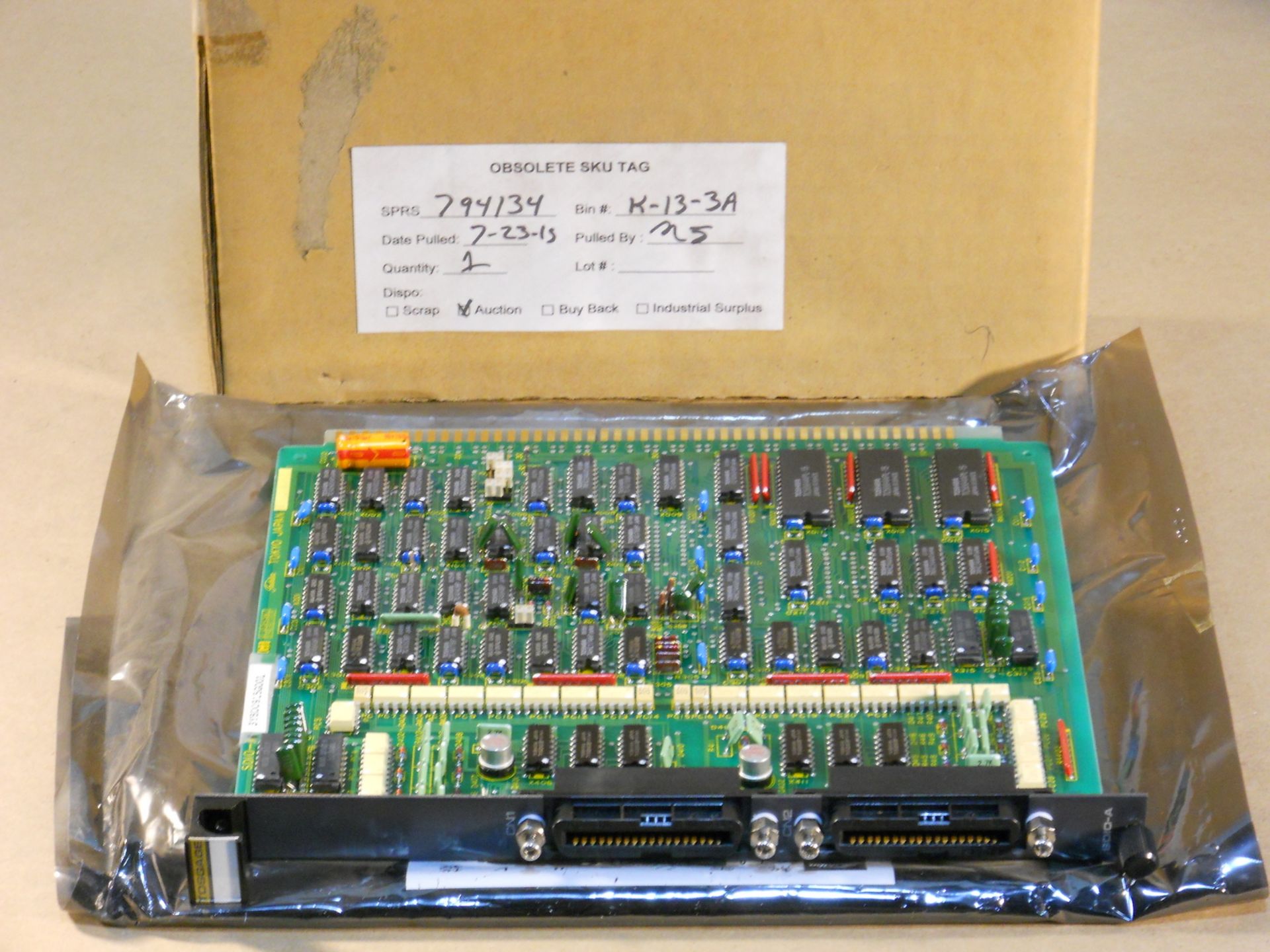 Lot (10) Assorted Toshiba printed circuit boards consisting of: (1) P/N 3Y8D0917G001, TYPE WDIO-A;( - Image 9 of 11