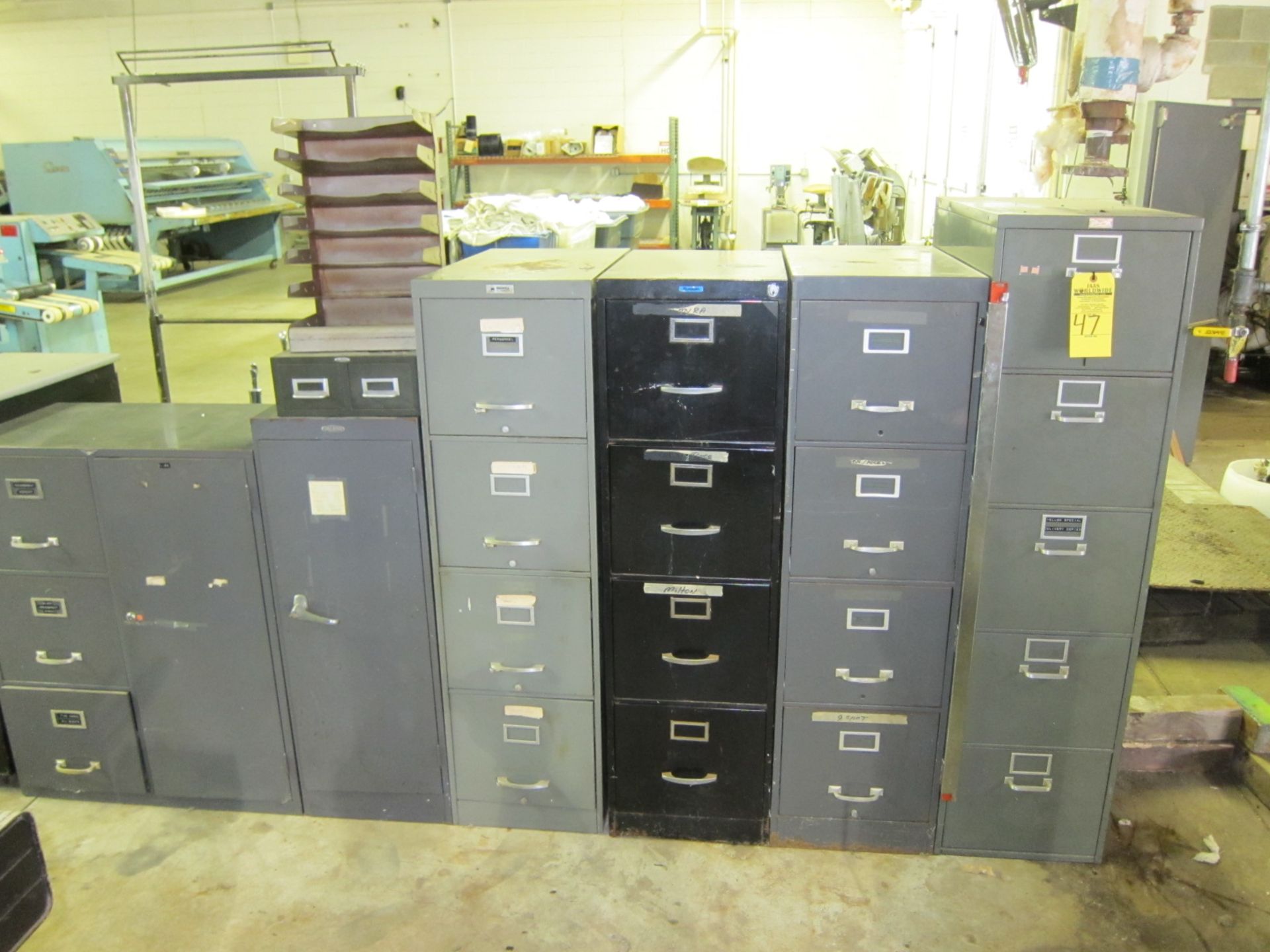 (4) FILE CABINETS & (2) ASSORTED CABINETS