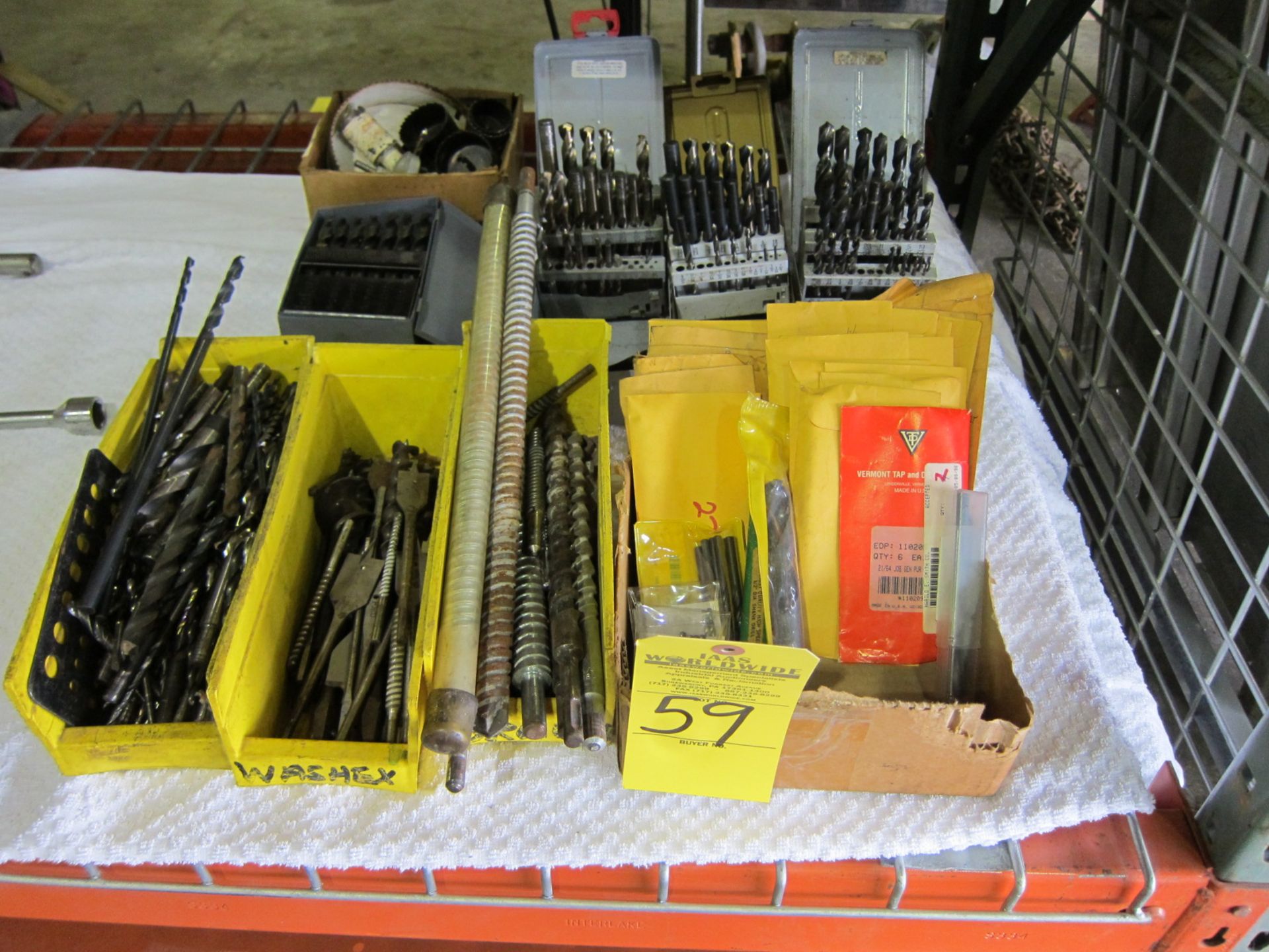 ASSORTED DRILL BITS