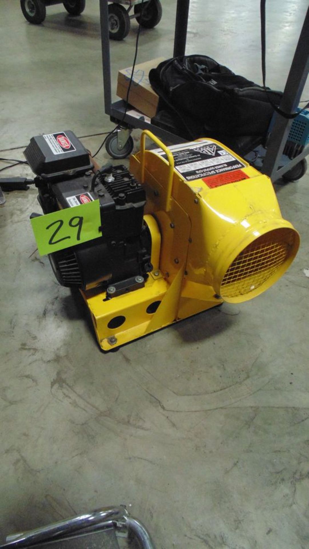 AIR SYSTEMS INTERNATIONAL , MODEL SVB-G8 ,  CONFINED SPACE BLOWER