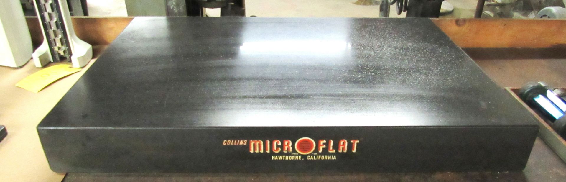 24" x 36" x 4" COLLINS MICROFLAT GRANITE SURFACE PLATE