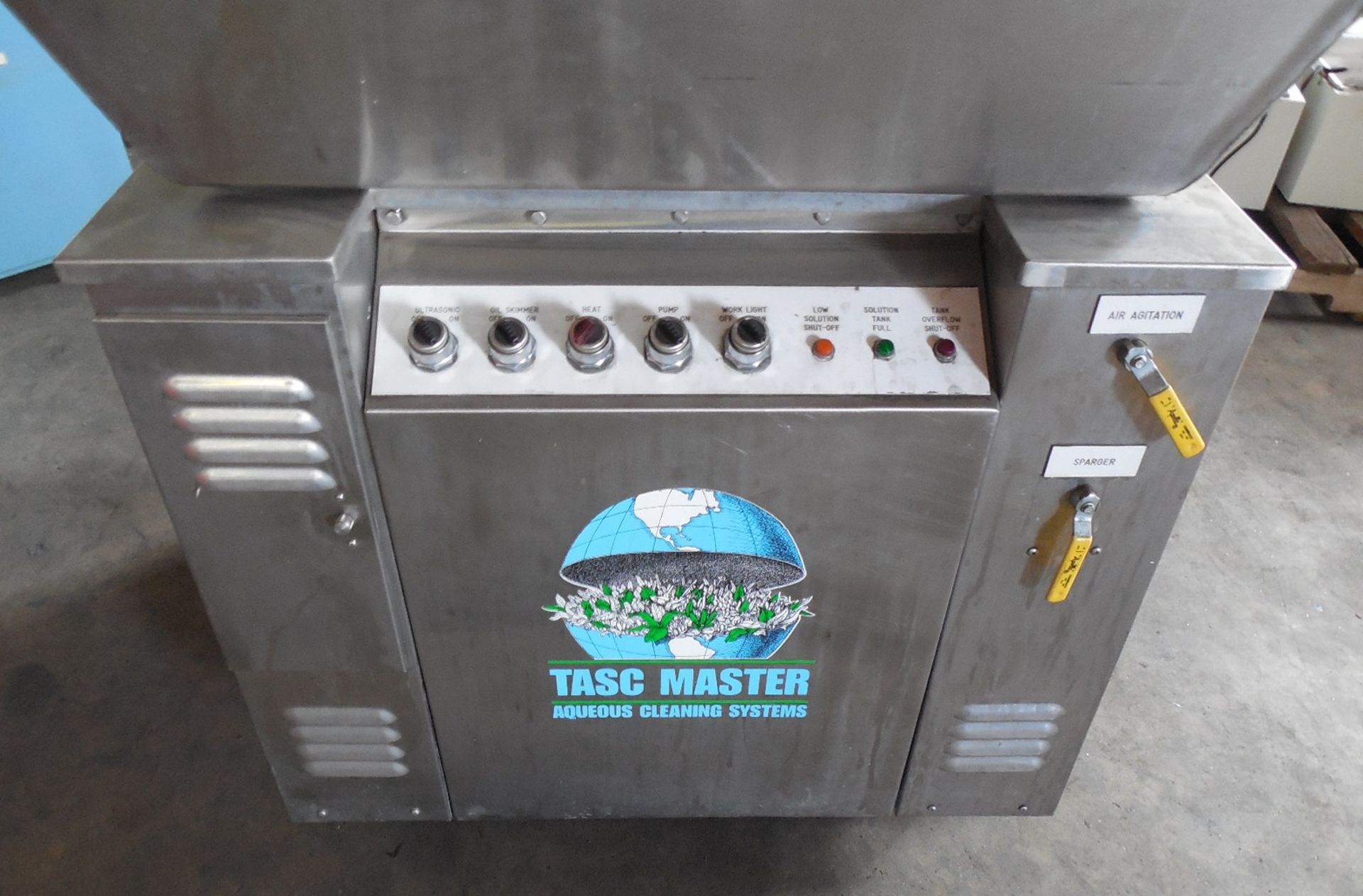 TASC MASTER AQUEOUS CLEANING SYSTEM w/ 27" x 36" x 9" Heated Tank - Image 2 of 4