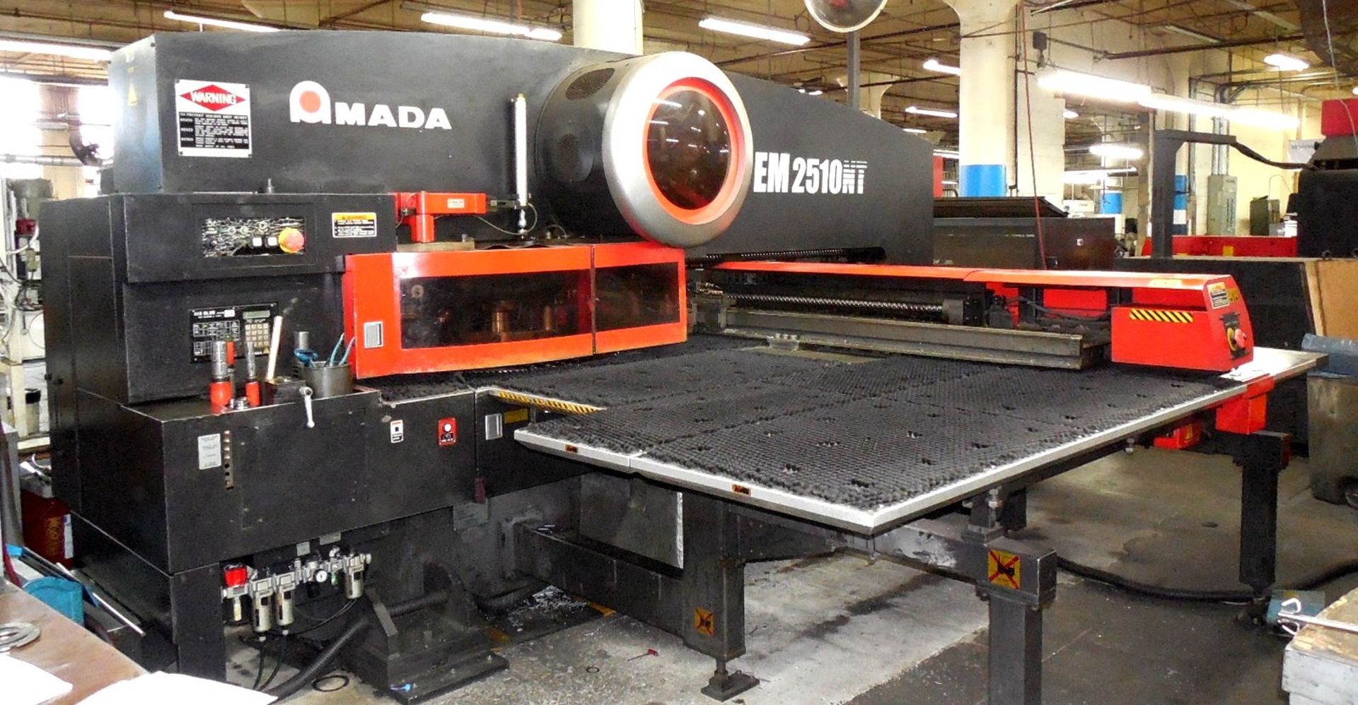 AMADA MOD.EM2510NT 22 TON SERVO-ELECTRIC TURRET PUNCH- New 2005 - Image 6 of 6