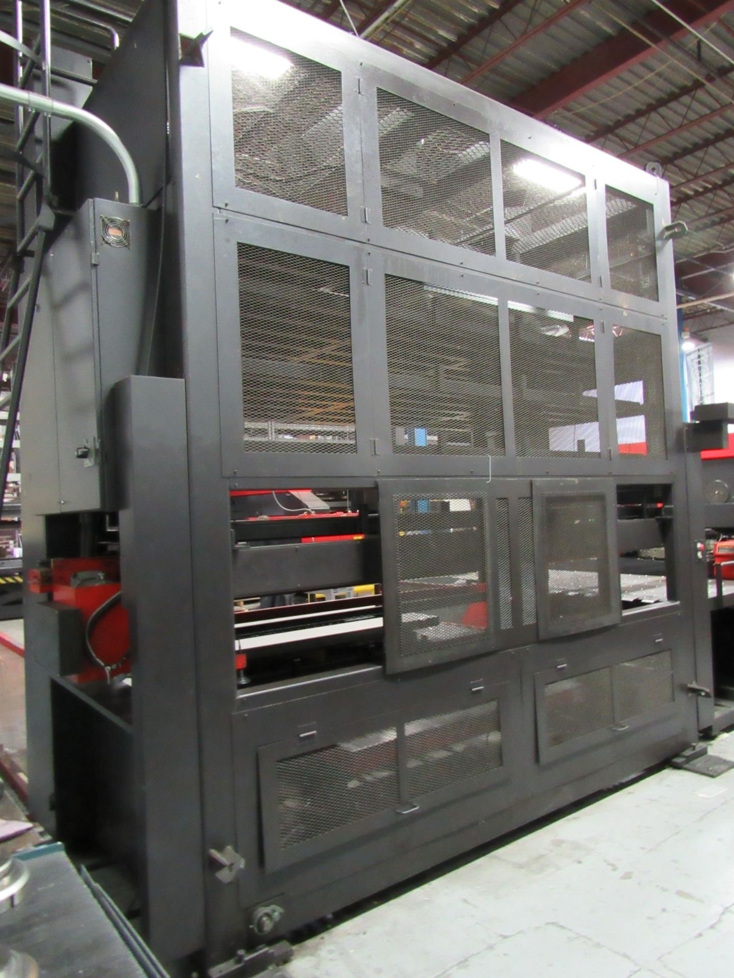 AMADA MOD. AS410 MATERIAL STORAGE 6 SHELF LOAD SYSTEM & MOD.UL410 AUTO MATERIAL LOAD/UNLOAD SYSTEM - Image 7 of 7