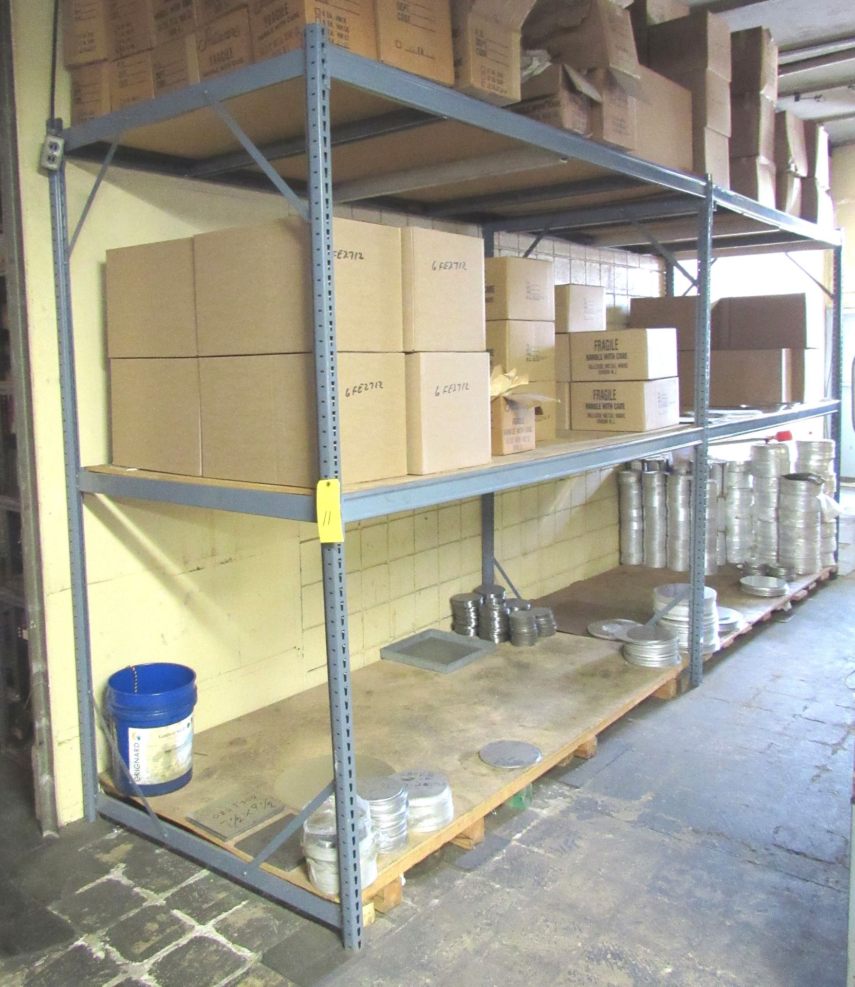 48" x 96" x 96"H EDSAL Pallet Racking (2-Sections)(Contents Not Included)