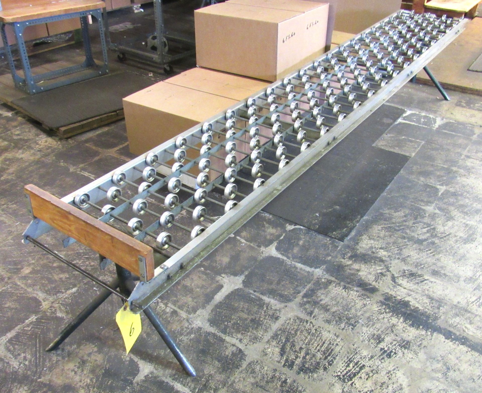 (2) 18" x 10' Skate Conveyors - Image 2 of 2