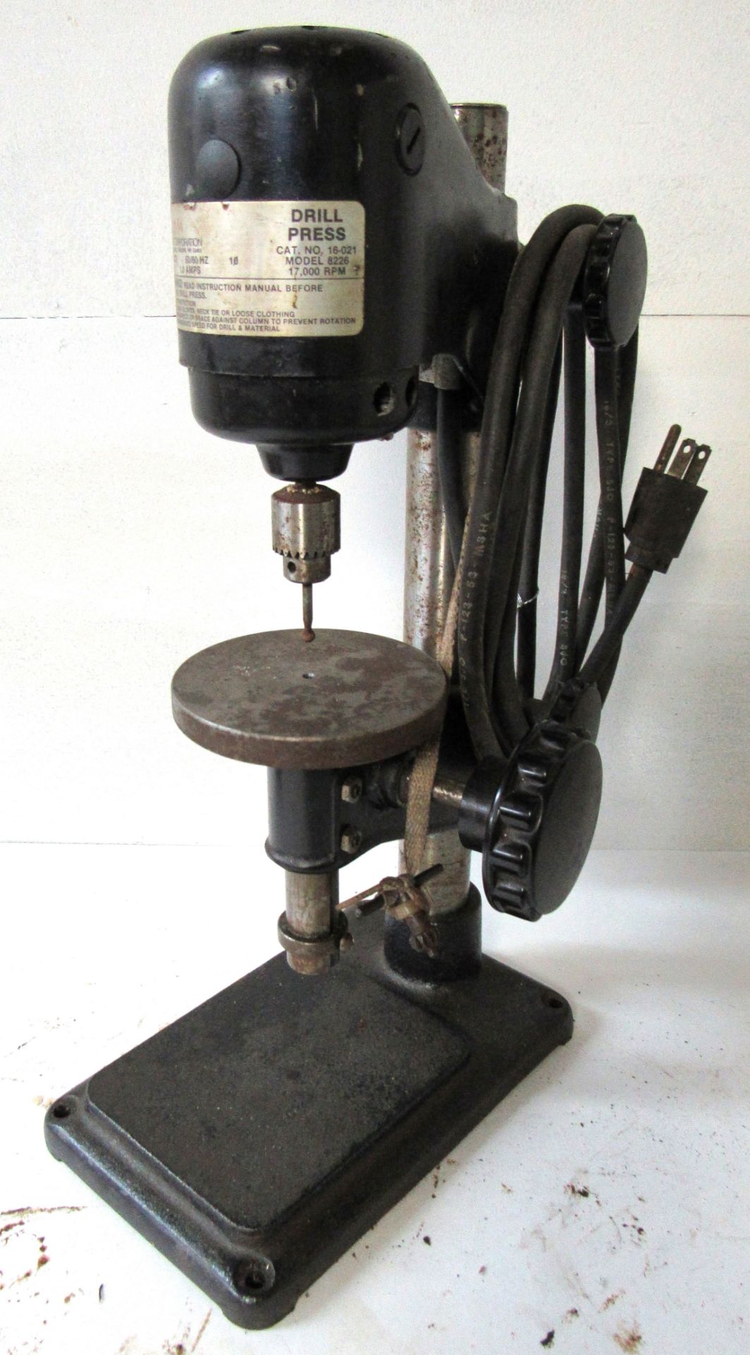 DuMore Mod.8226 17,000 RPM Hi-Speed Sensitive Drill Press - w/ 3.5" Table Dia., 5" x 8" Base, 2,