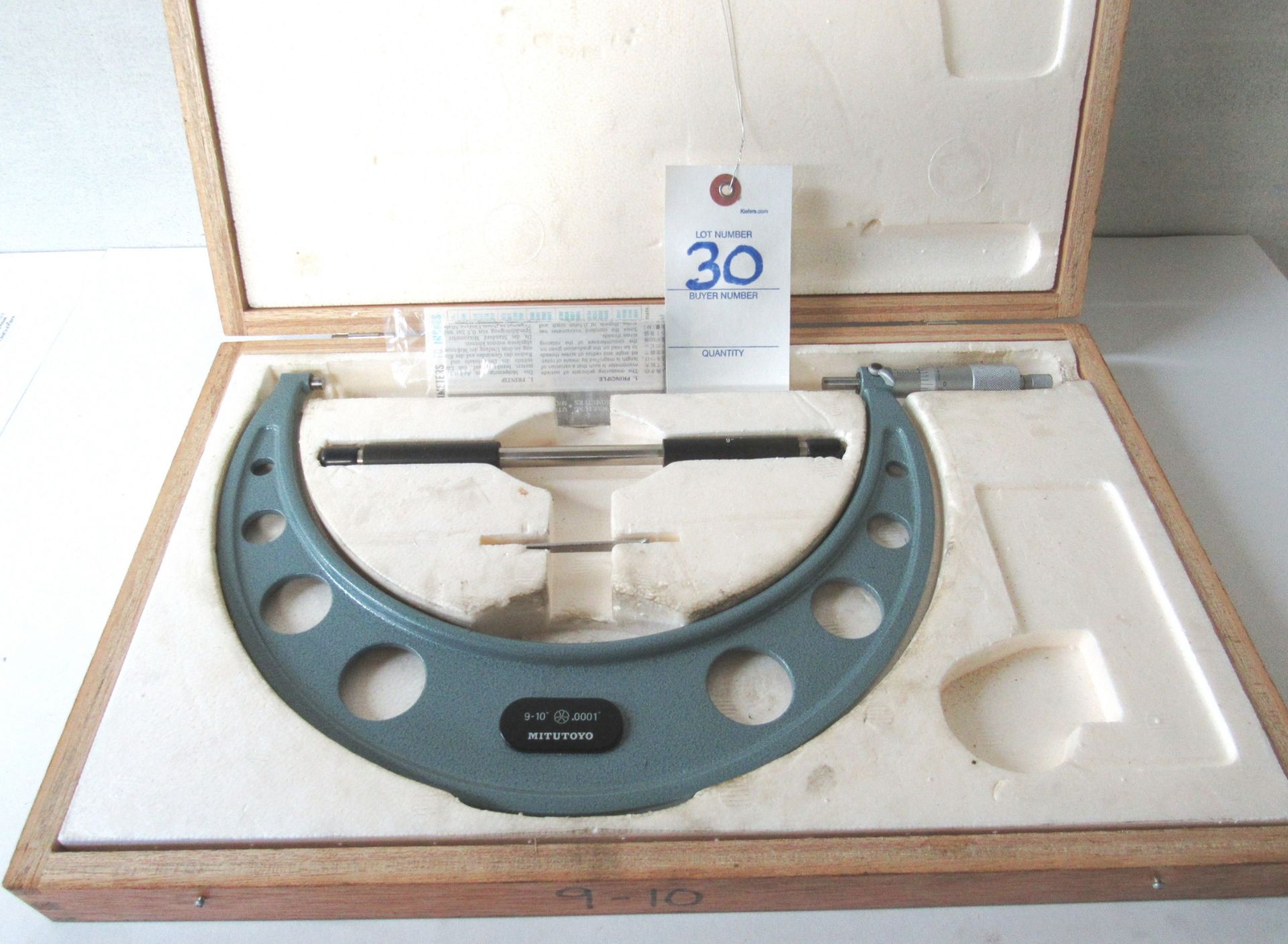 9" - 10" Mitutoyo Micrometer