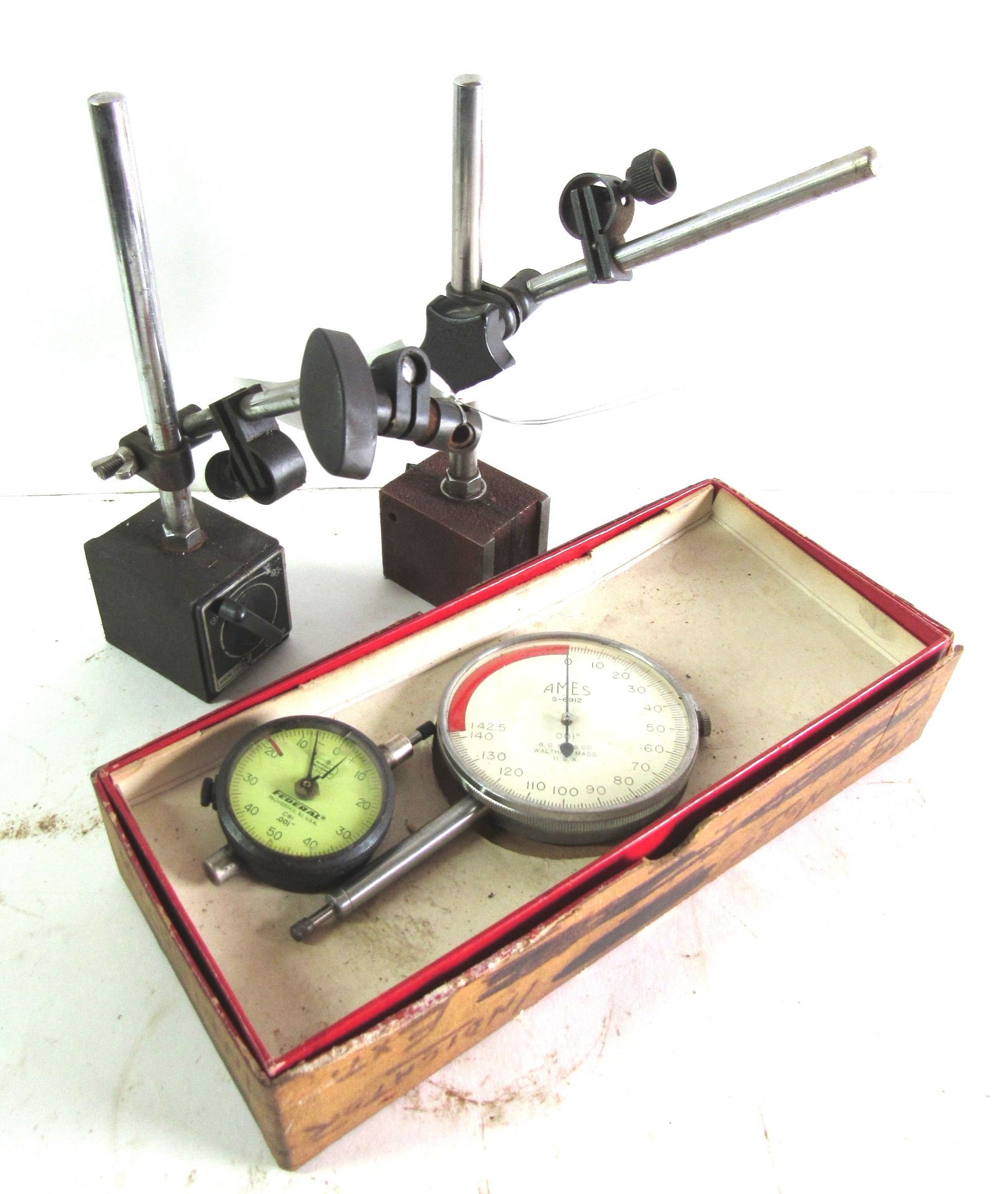 Magnetic Indicator Stands w/ Dial Indicators