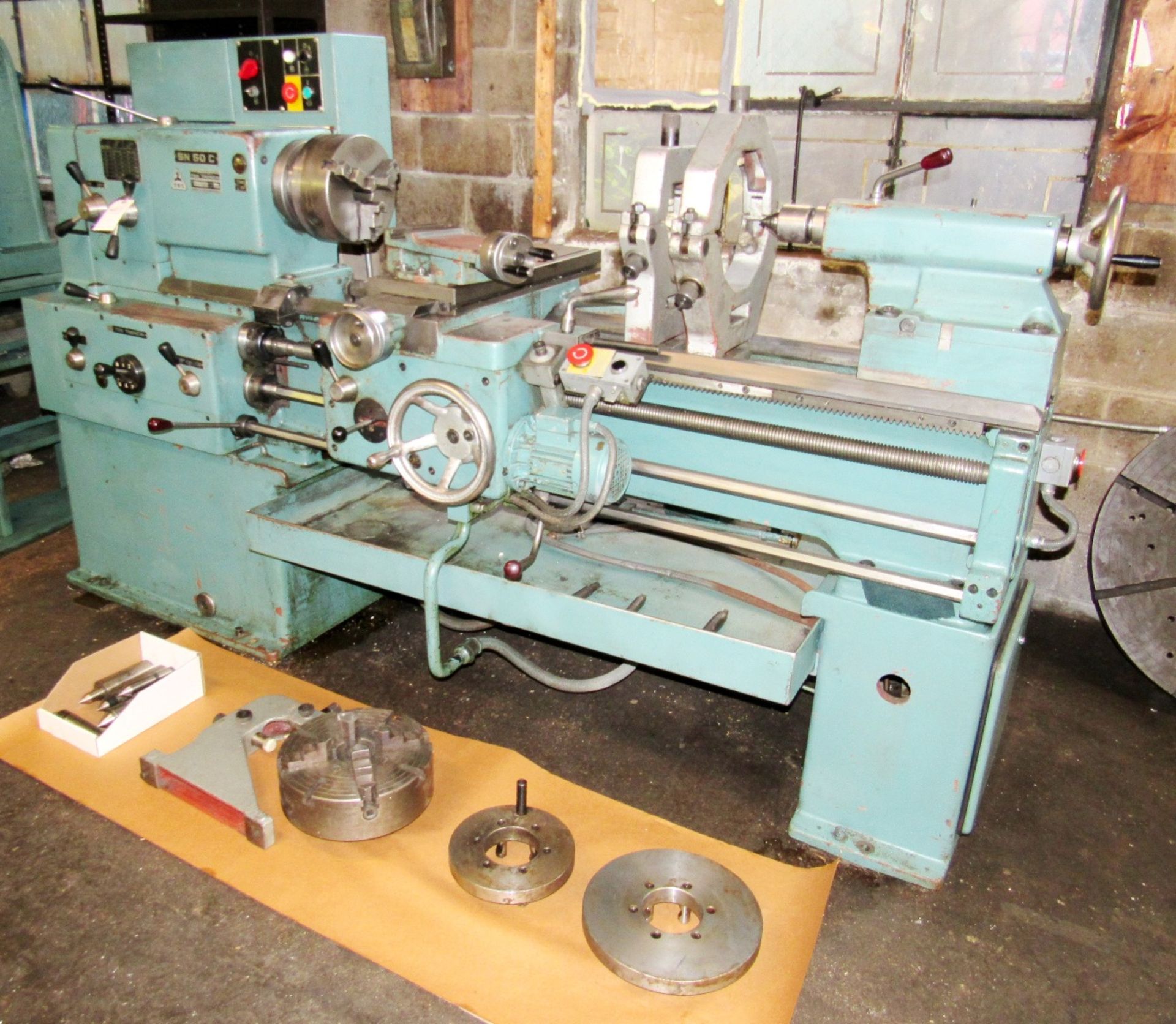 Tos Mod.50C 20"/27" x 40" Geared Gap Lathe - Image 2 of 3