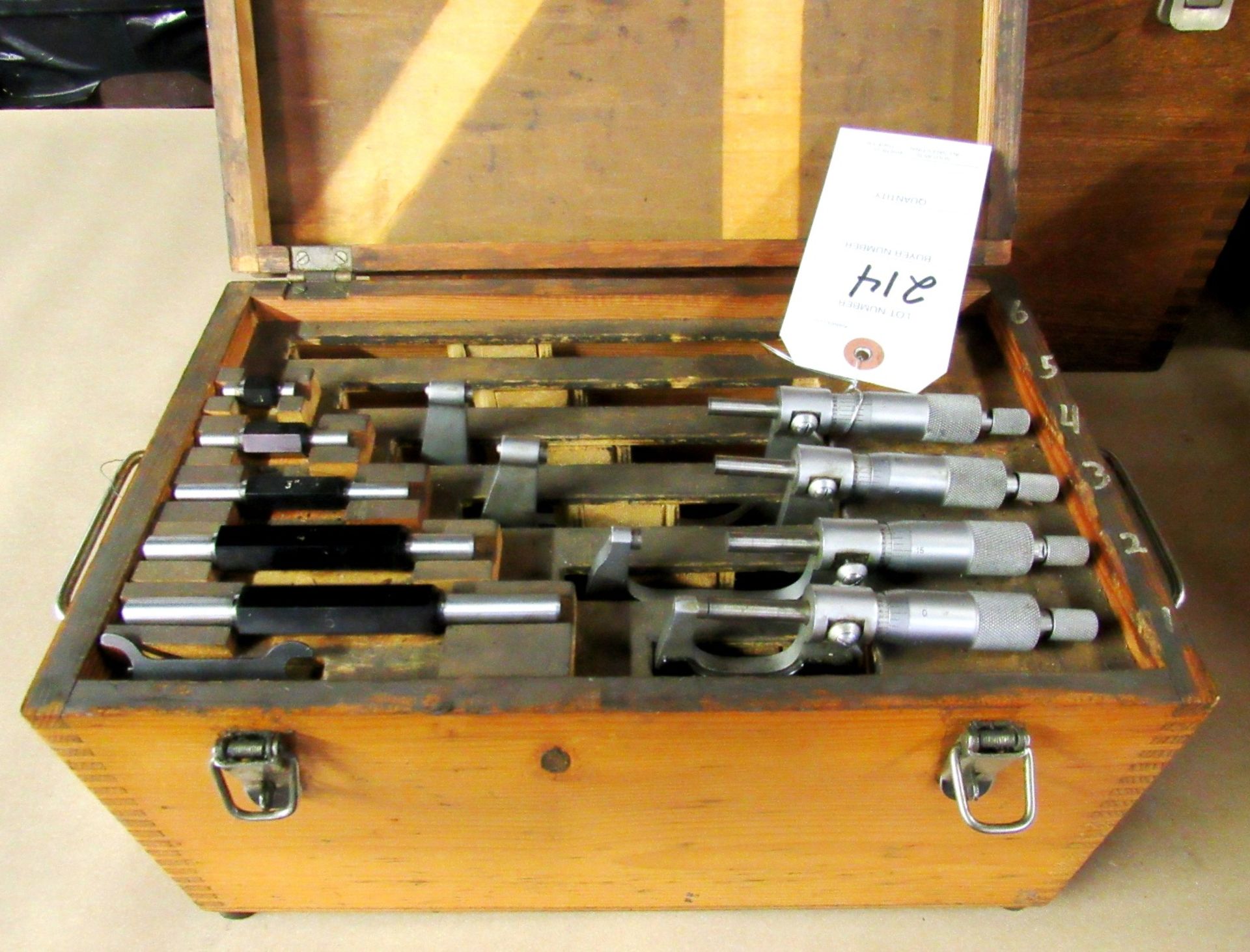 4 Pc 1"-4" .0001" Micrometer Set