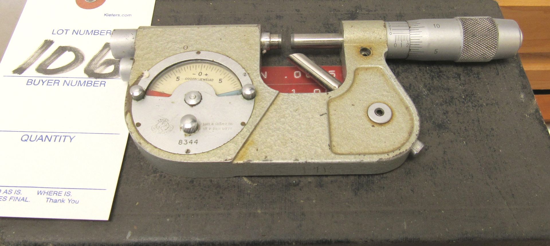 Eatalon 0-1" Indicating Micrometer
