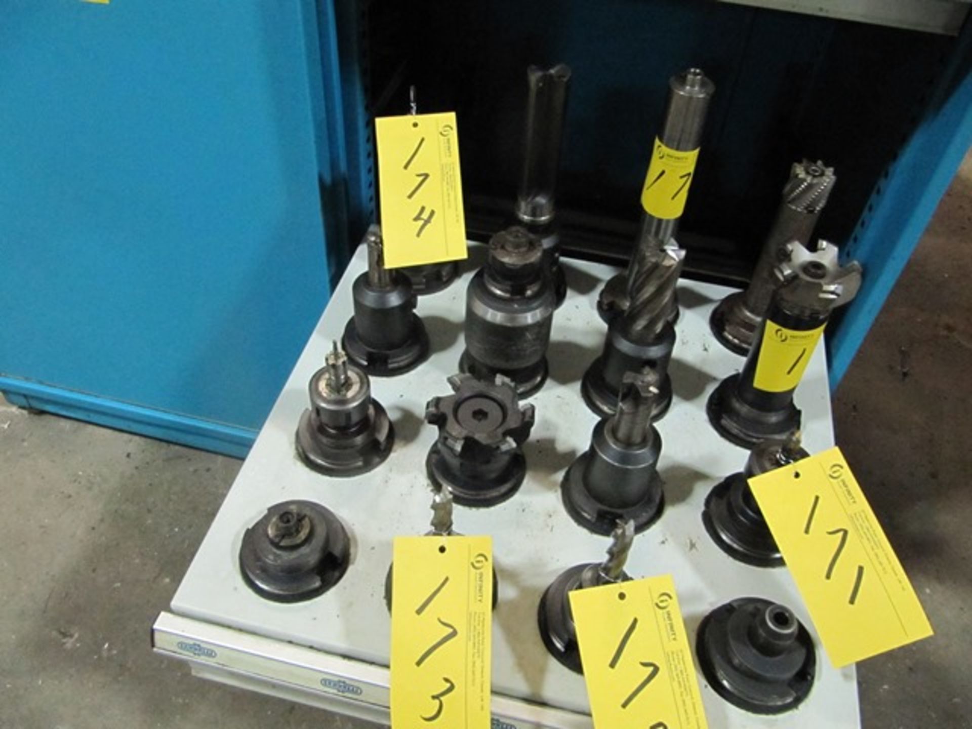 ASST. 50 TAPER TOOL HOLDERS, ETC.