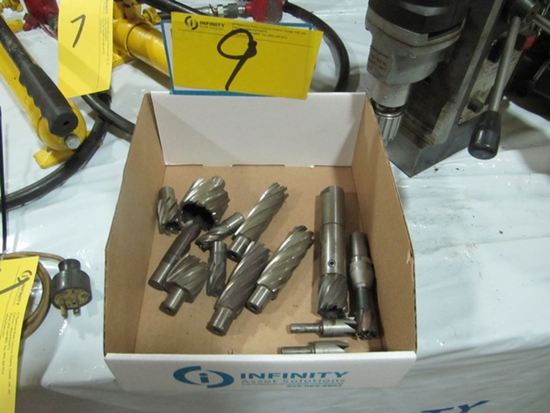 LOT ASST. HOLE CUTTERS, ETC. (1 BOX)