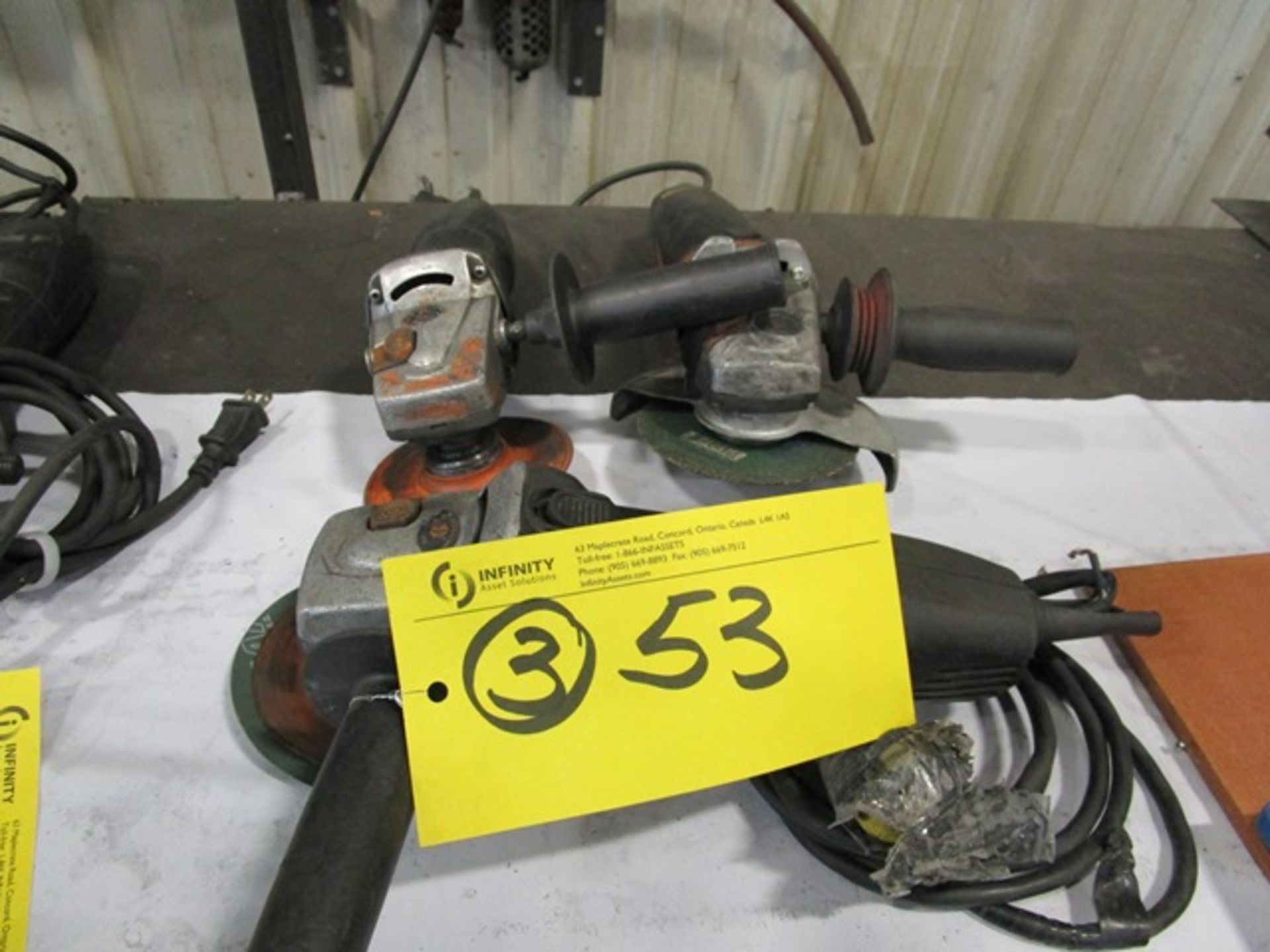 LOT 3 ELECTRIC GRINDERS