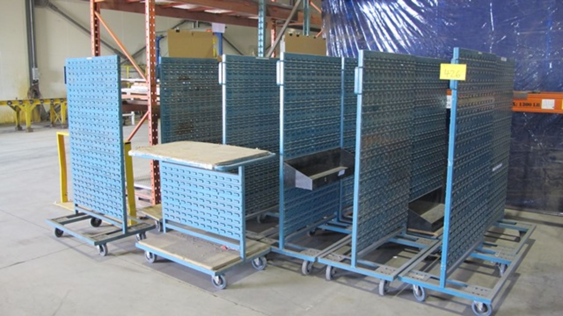 BLUE BIN TRANSFER CARTS