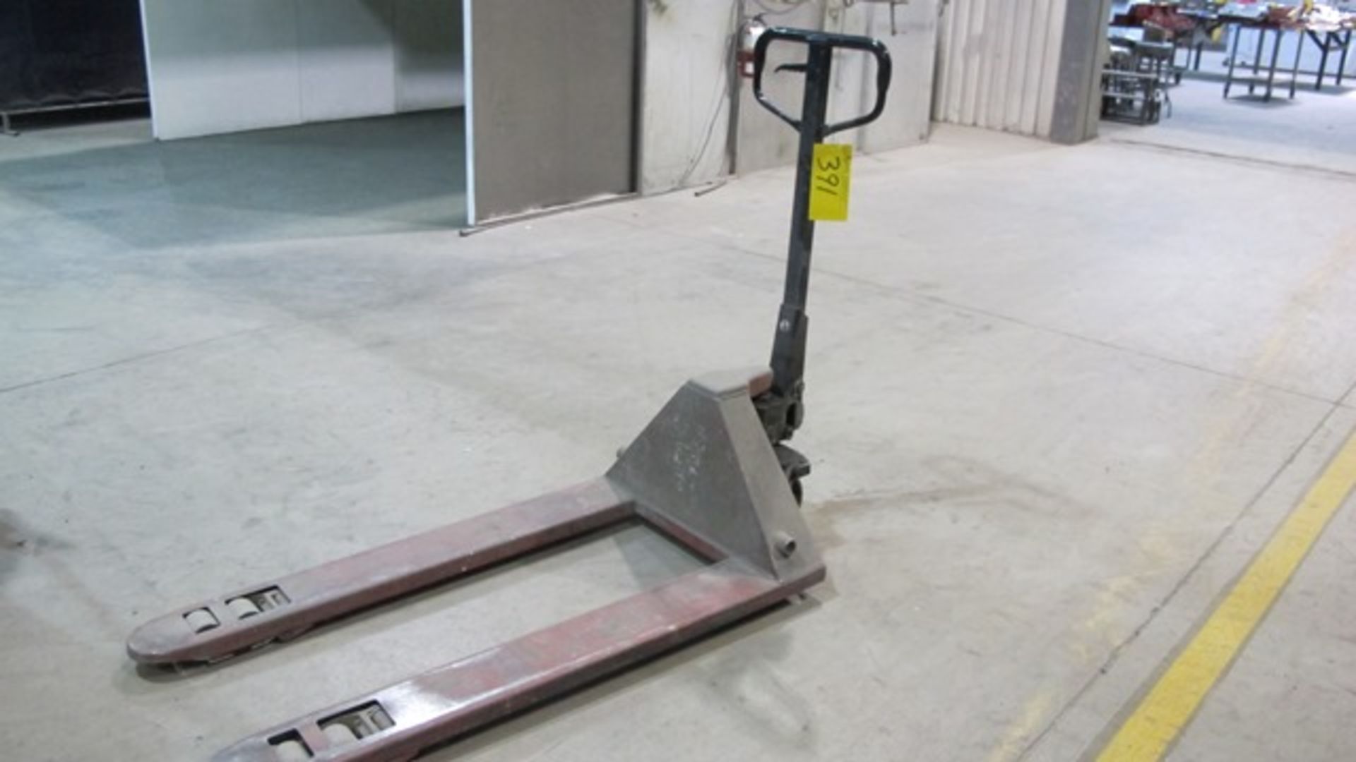 PALLET JACK 5,000 LB CAP.