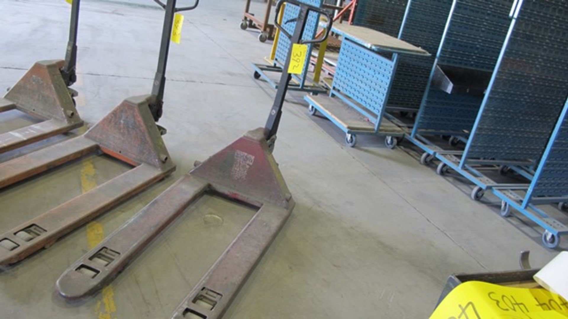 PALLET JACK 5,000 LB CAP.