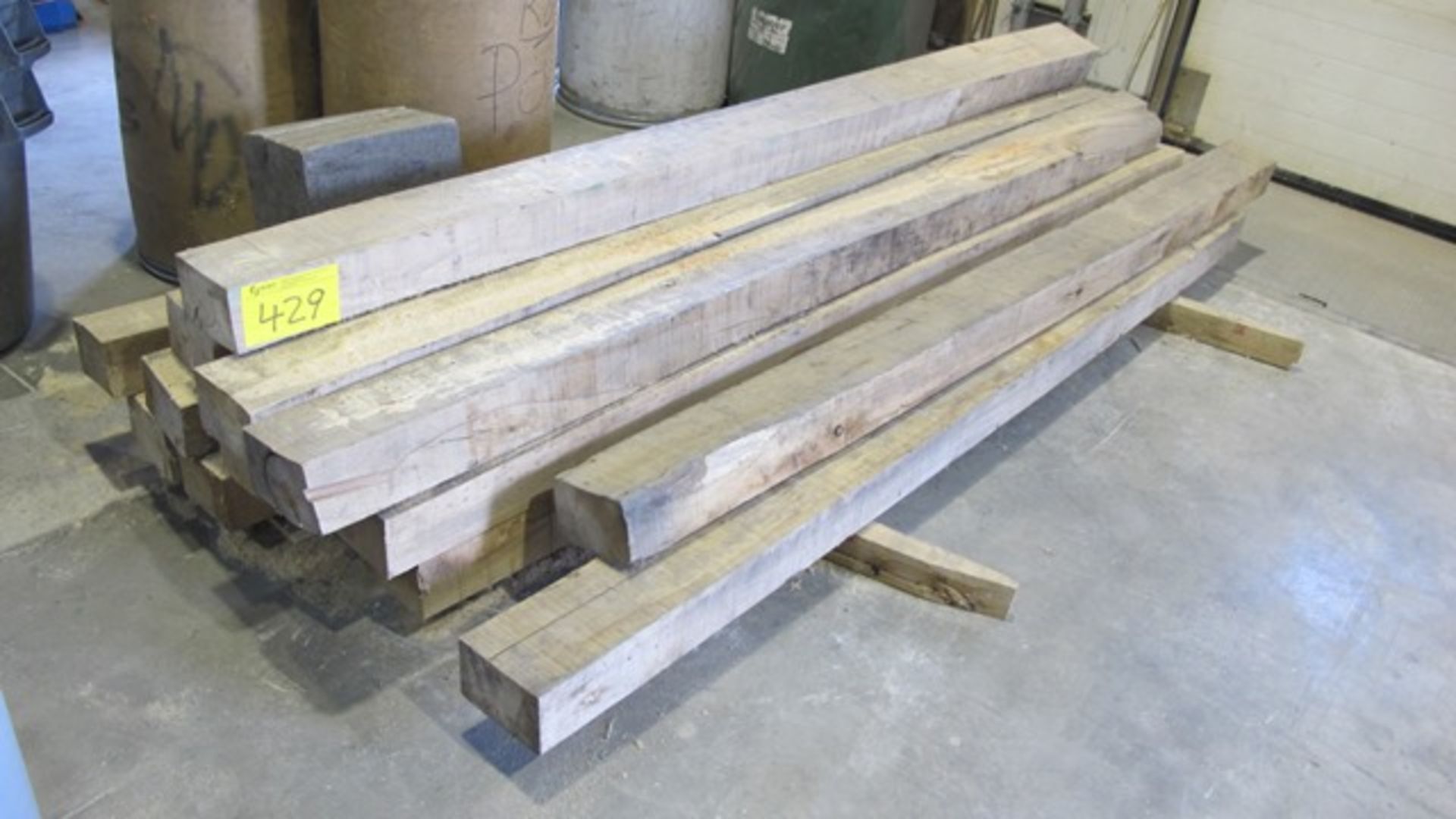 6" X 4" X 100" WOODEN BEAMS