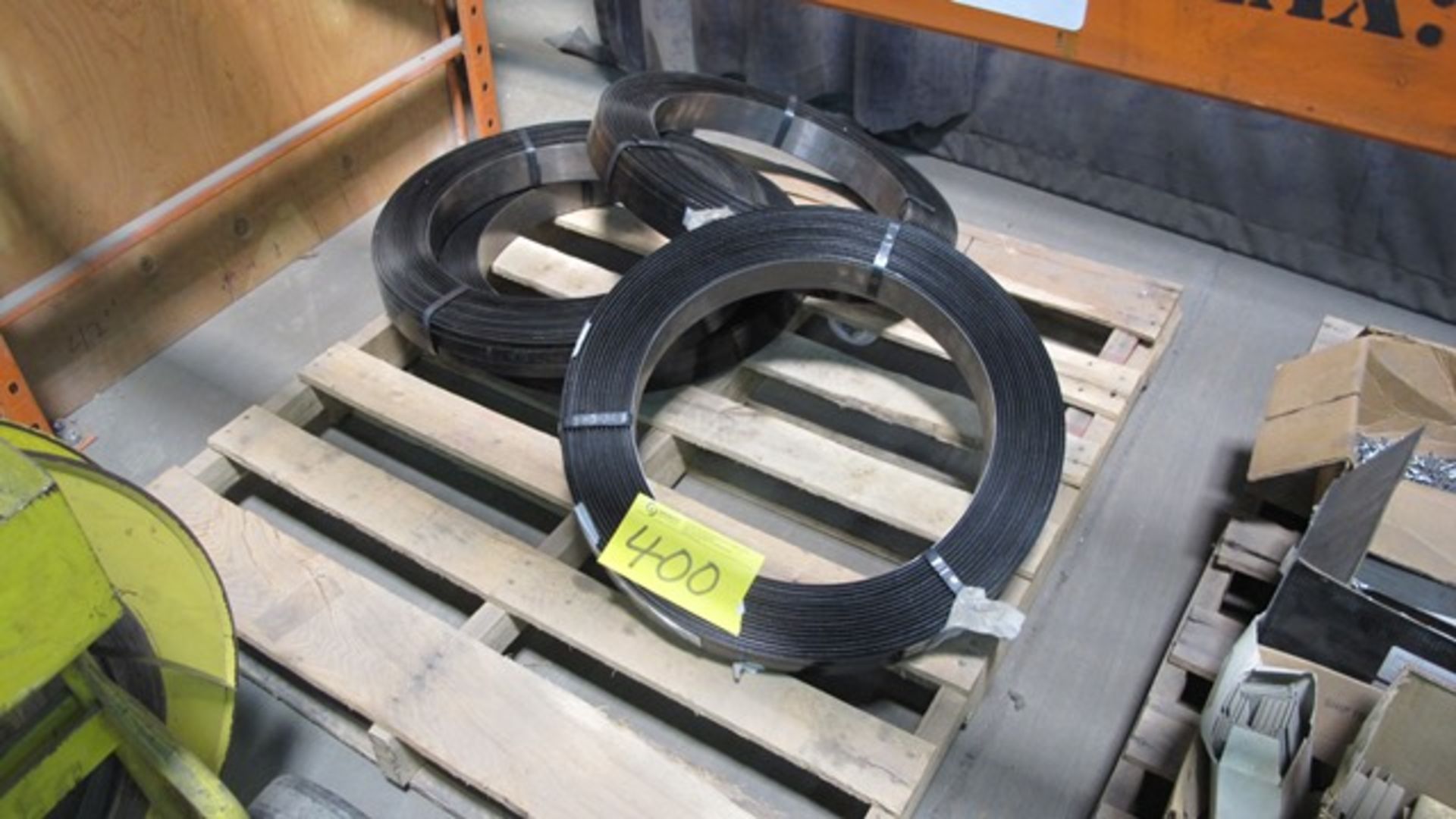 REELS OF METAL STRAPPING