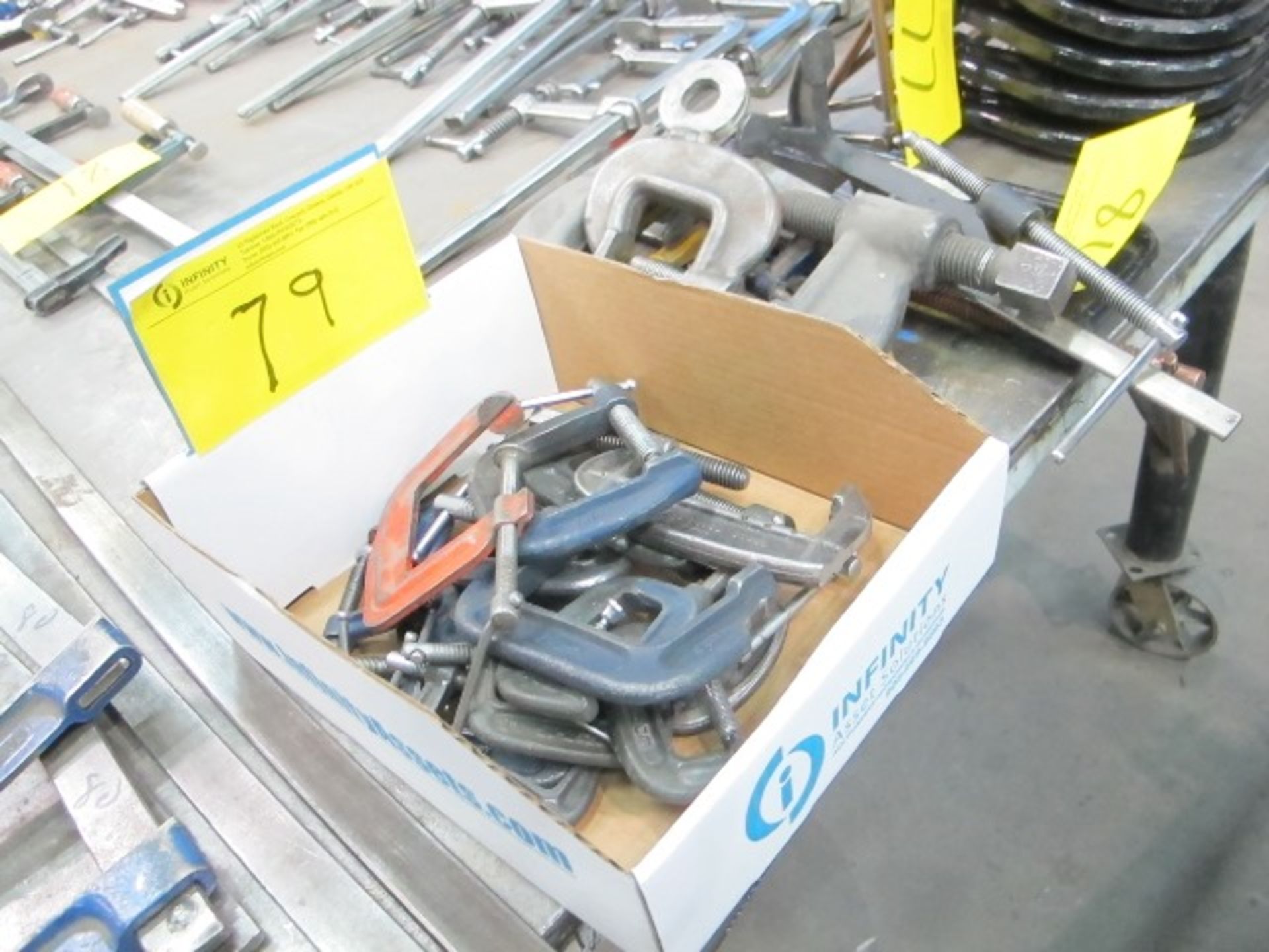 QUANTITY OF SMALL "C" CLAMPS