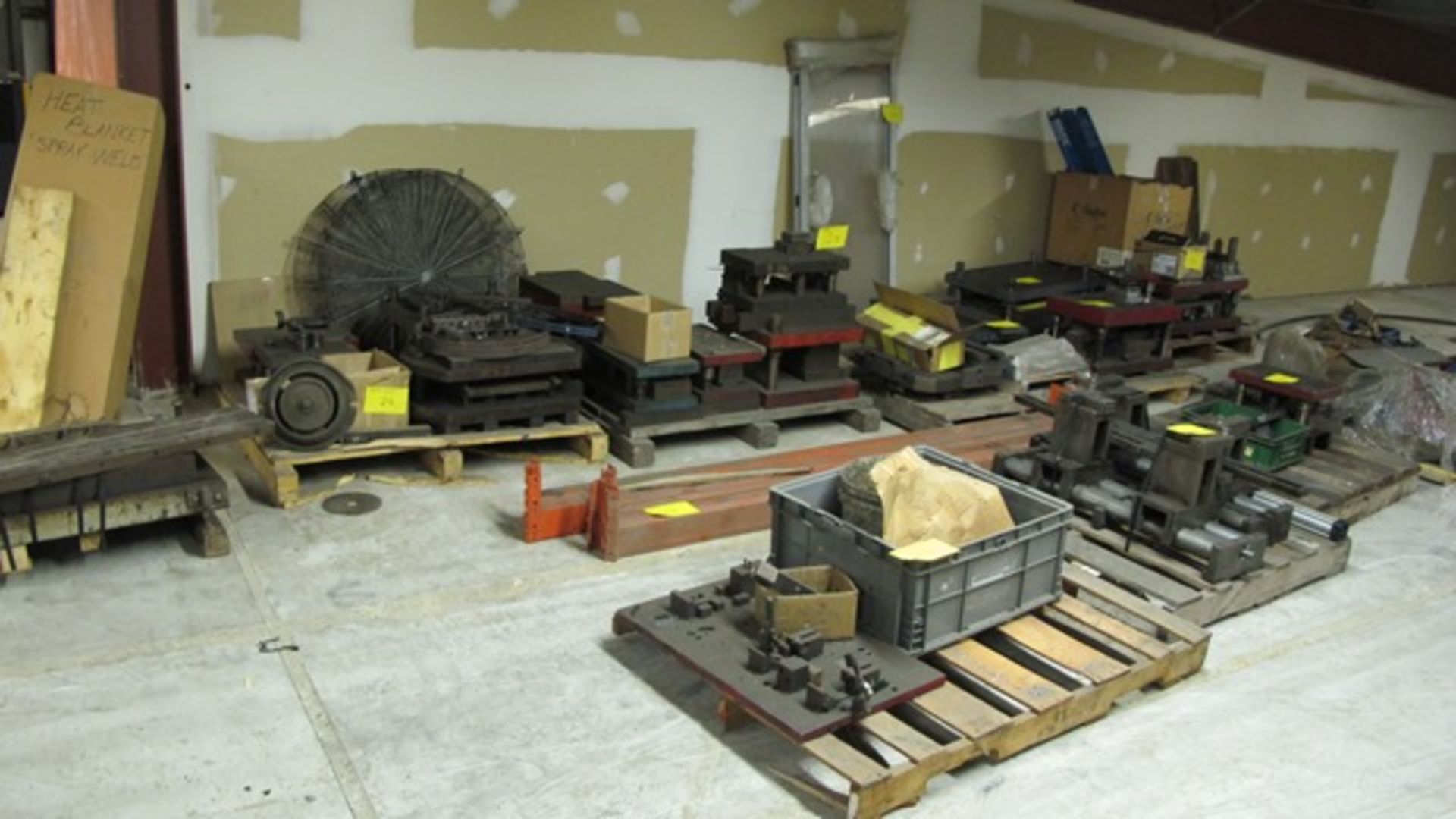 11 PALLETS OF ASSORTED MACHINE DIES AND TOOLING