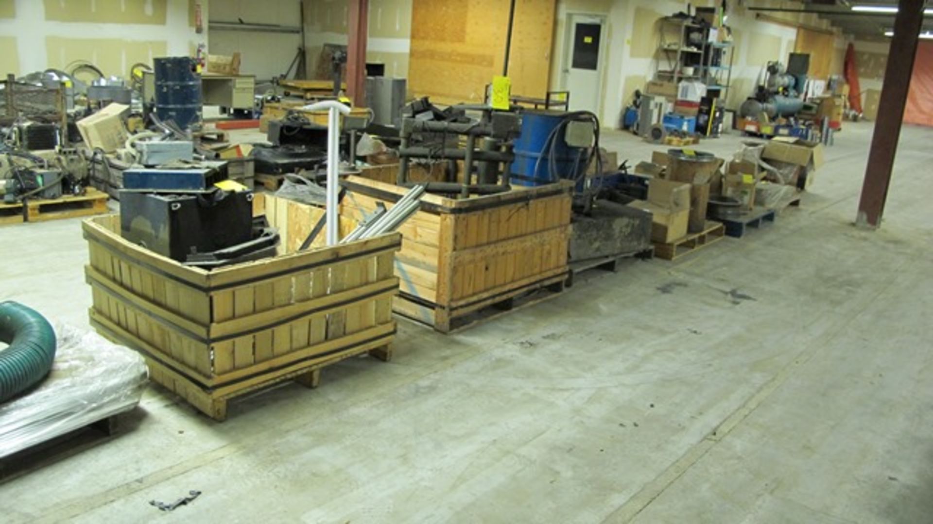 8 PALLETS OF ASSORTED MACHINE PARTS