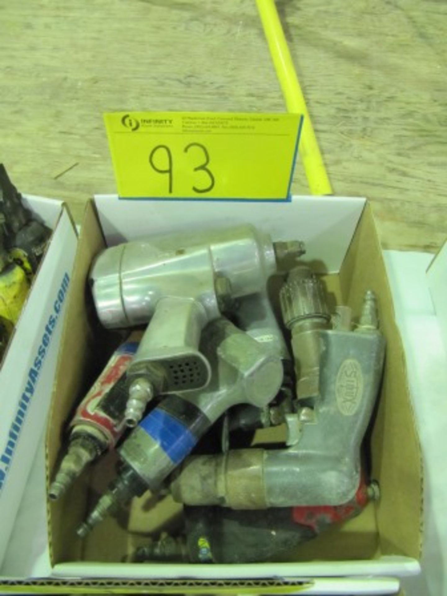 ASST. CP, SOUIX PNEW SCREW GUNS, IMPACT GUN ETC. (1 BOX)