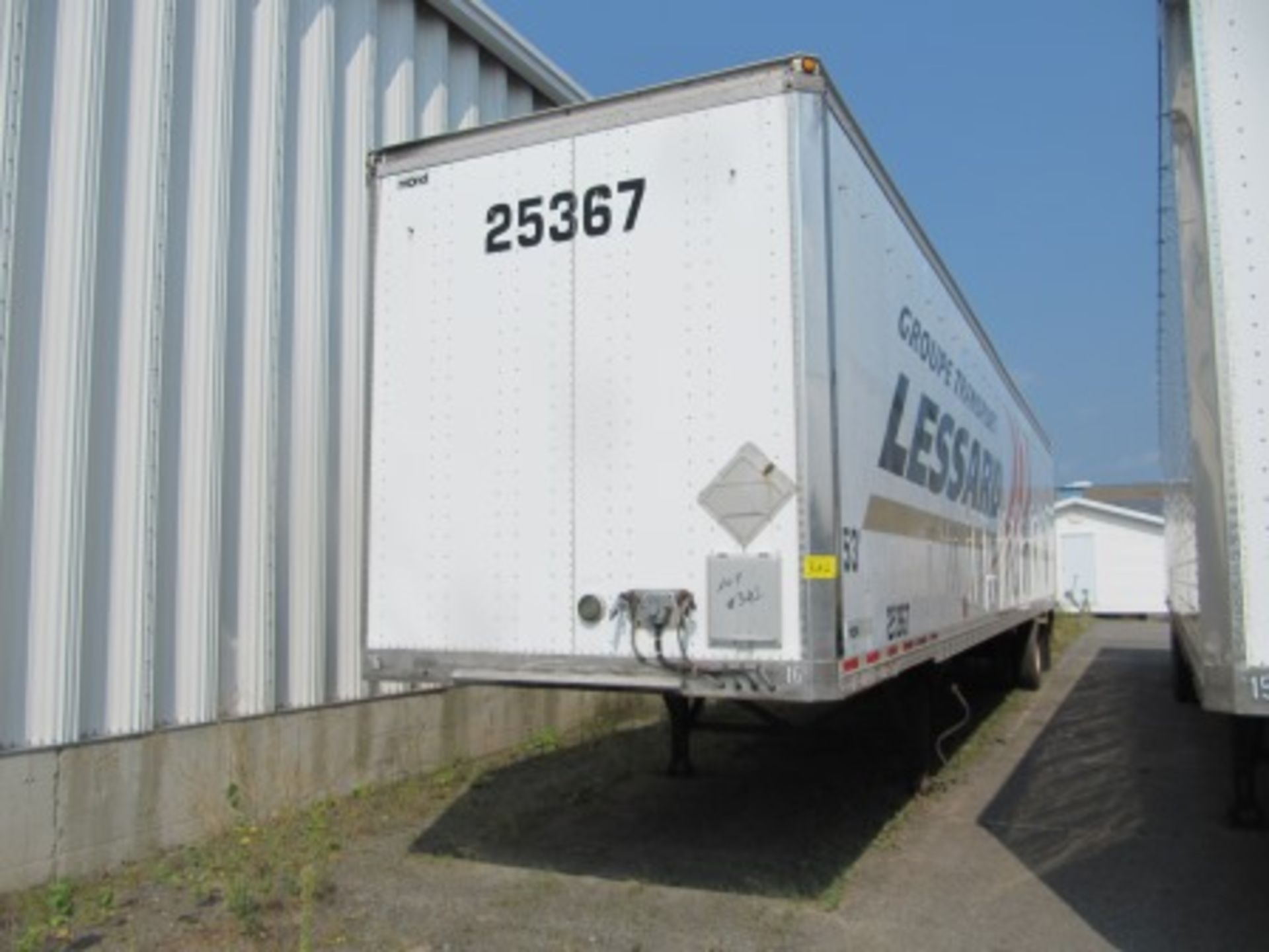 1998 MOND TRA-REM FV-53-1102-162-2 53' OPEN TOP TANDEM AXLE VAN TRAILER VIN #: