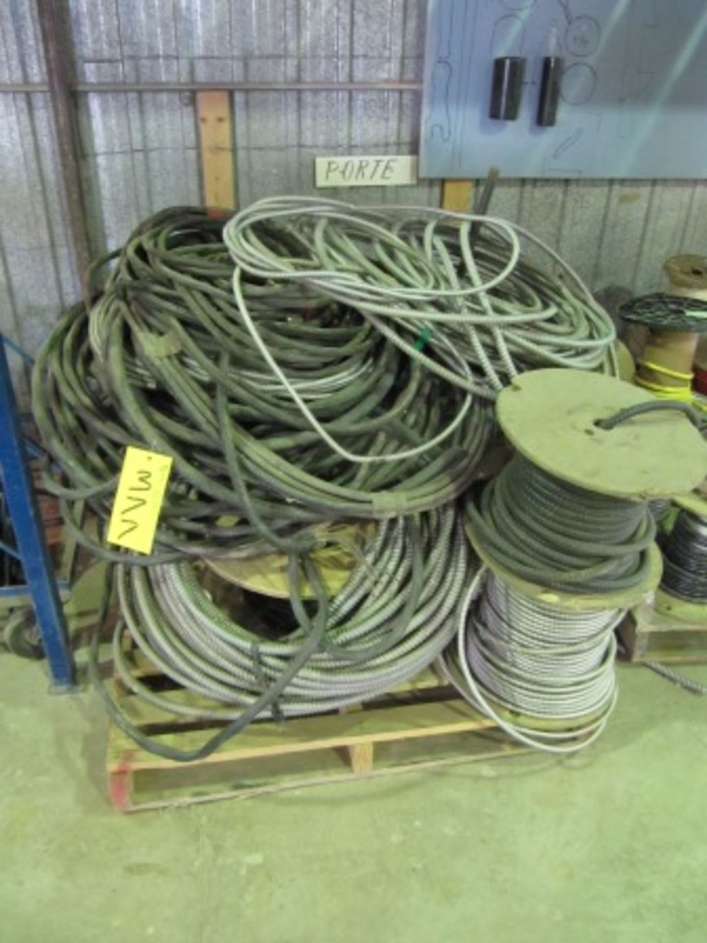 LOT ASST. ELECTRIAL WIRE, BOX CABLE, ETC. (1 SKID)