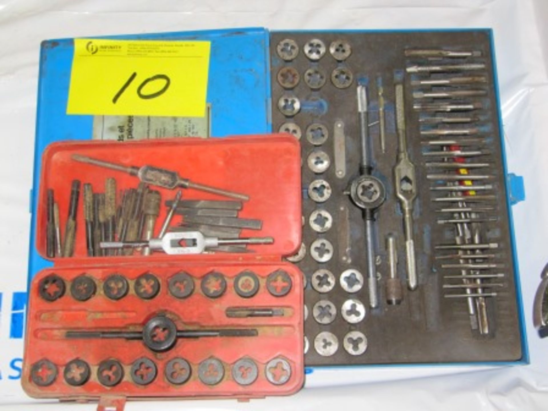 LOT ASST. MASTERCRAFT TAP & DIE SETS, ETC.