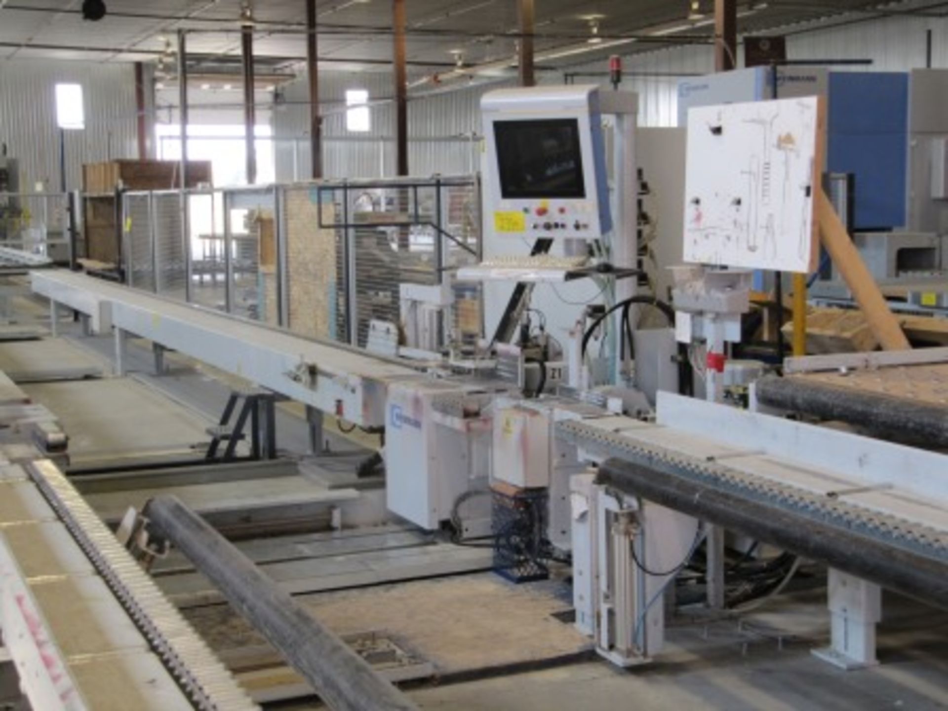 2008 WEINMANN Framing Station, Model WEM 150/12,  In/Out Feed Conveyors   S/N 0-396-14-0026