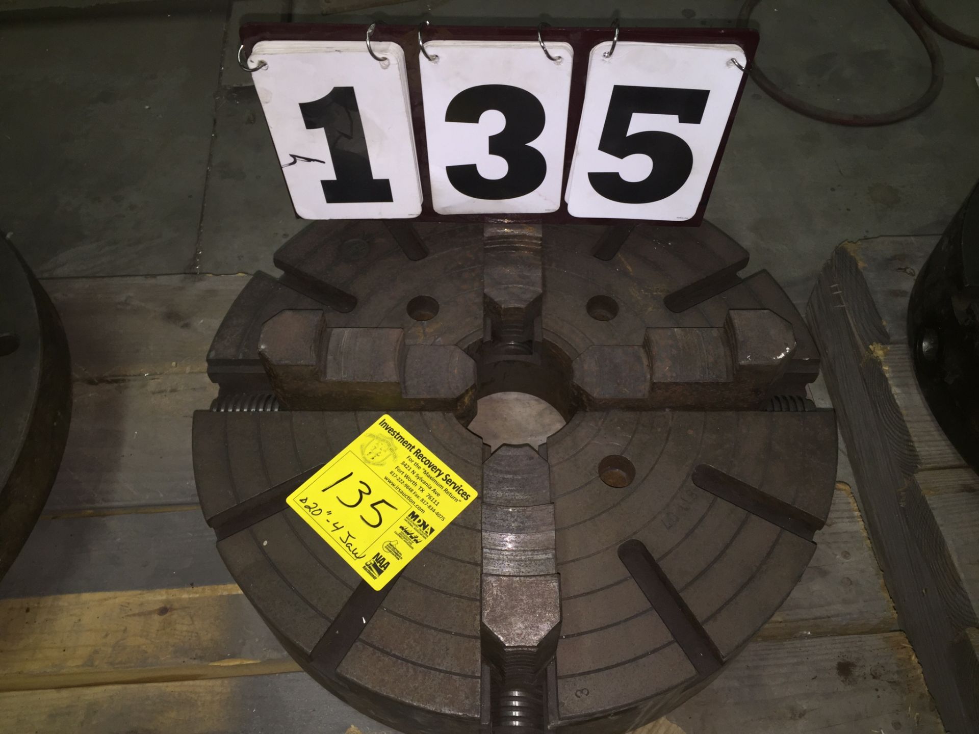 20" 4 JAW CHUCK