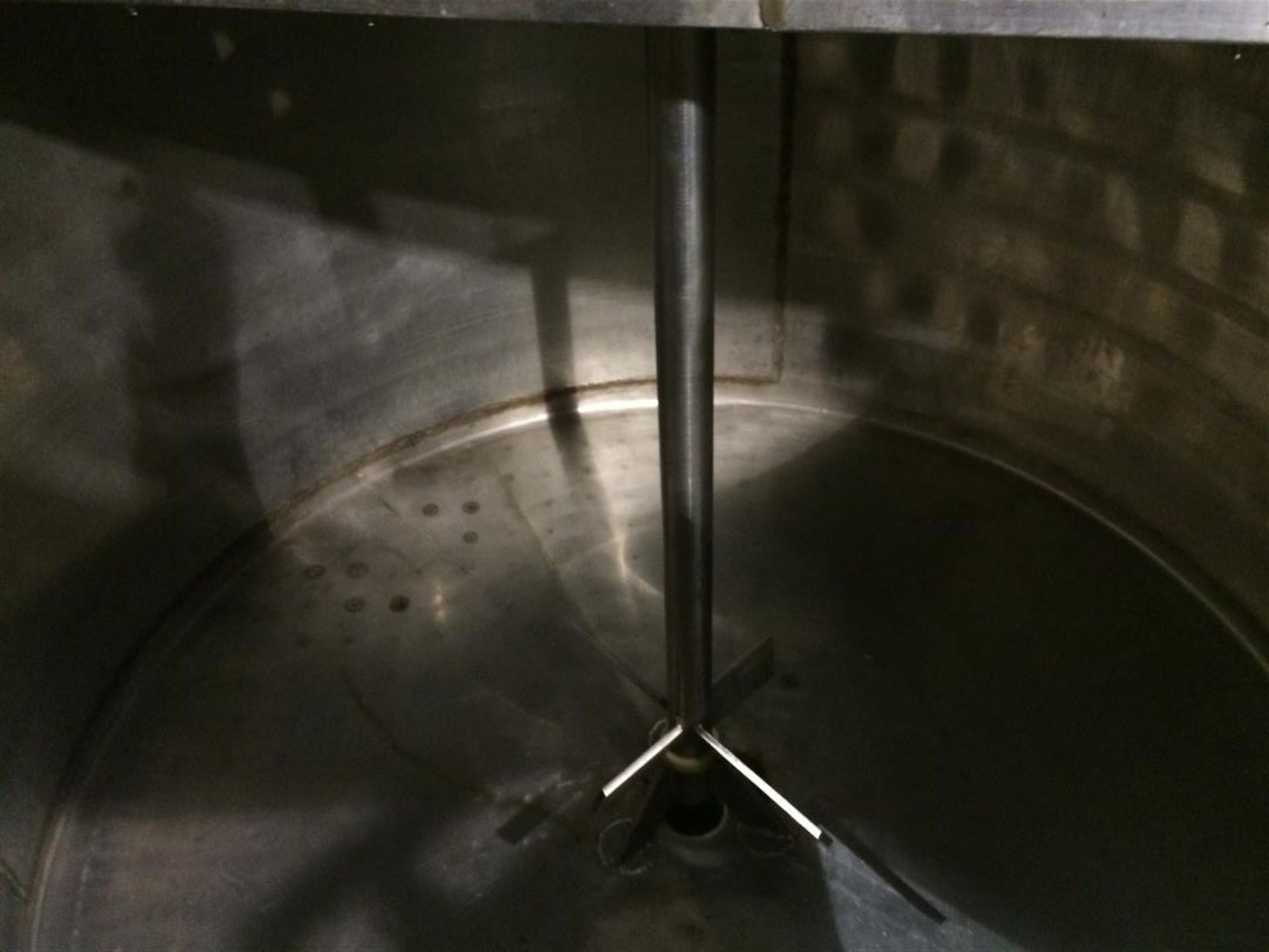 Large Stainless Steel Vat with Agitator - Image 2 of 2