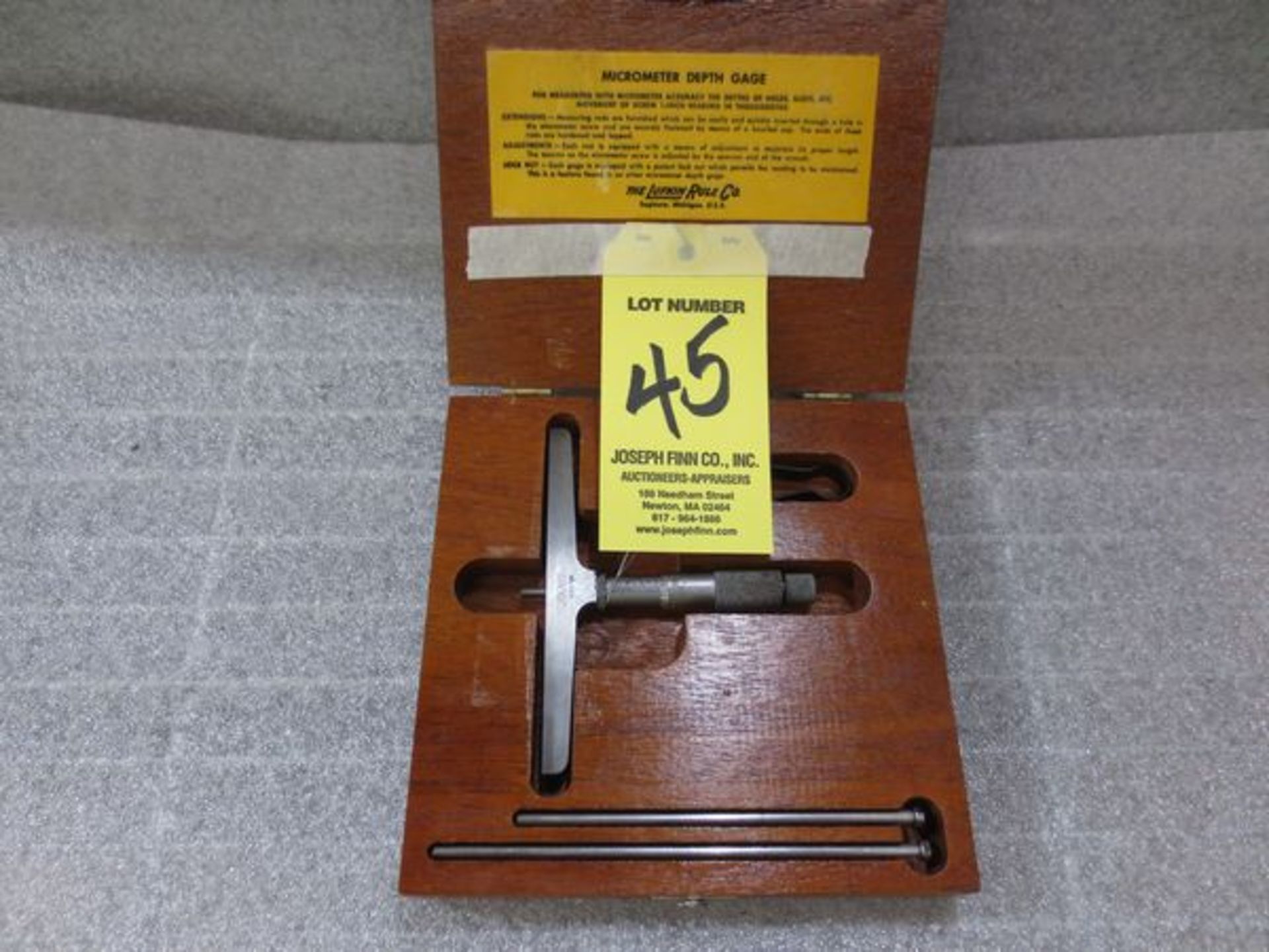 LUFKIN MICROMETER DEPTH GAGE