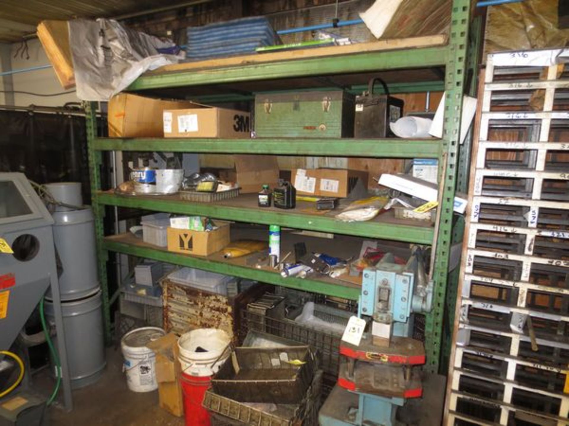 (2) SECTIONS 36" X 8' X 8' PALLET SHELVING W/WOOD DECKING