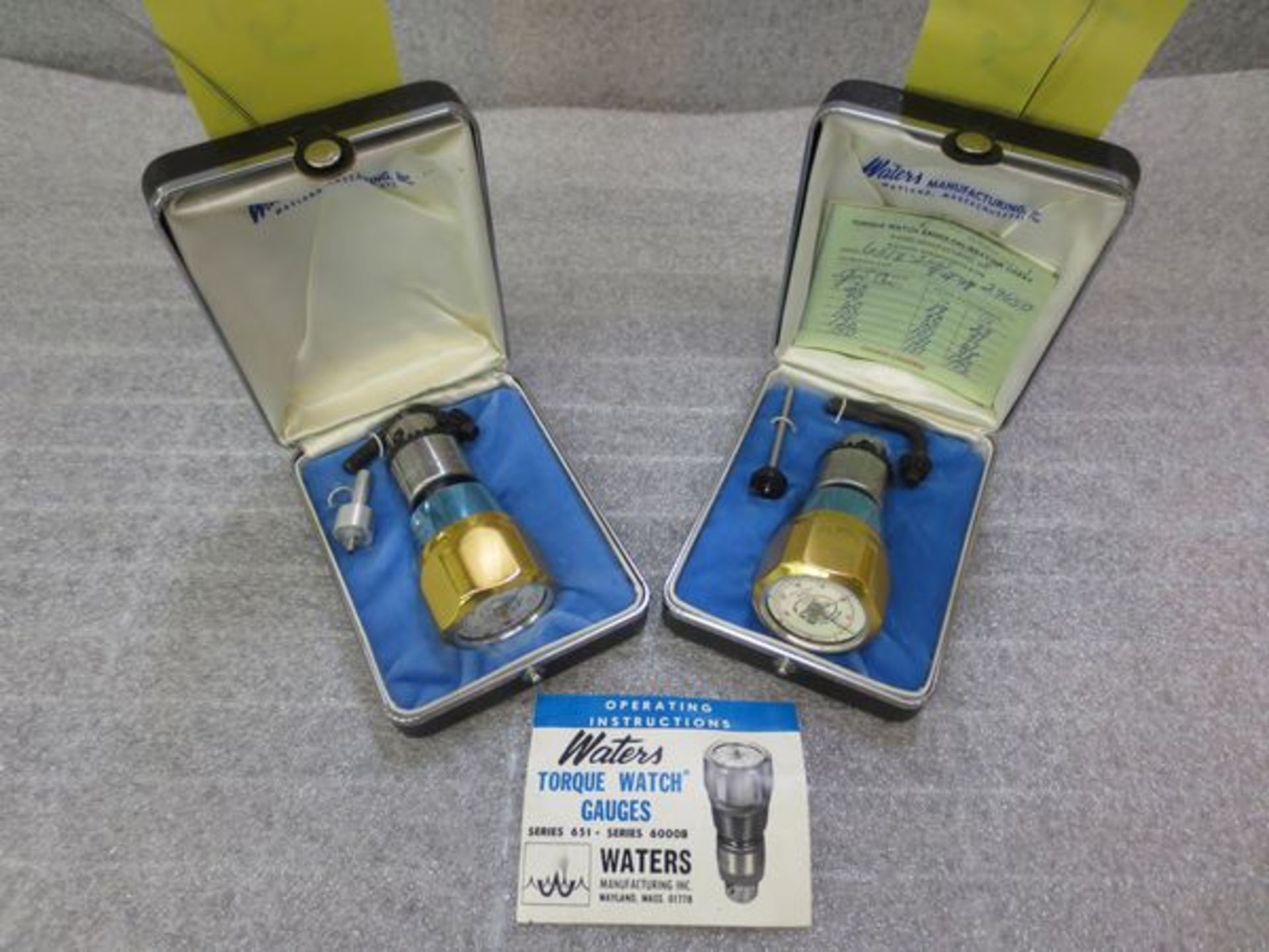 (2) WATERS TORQUE WATCH GAGES