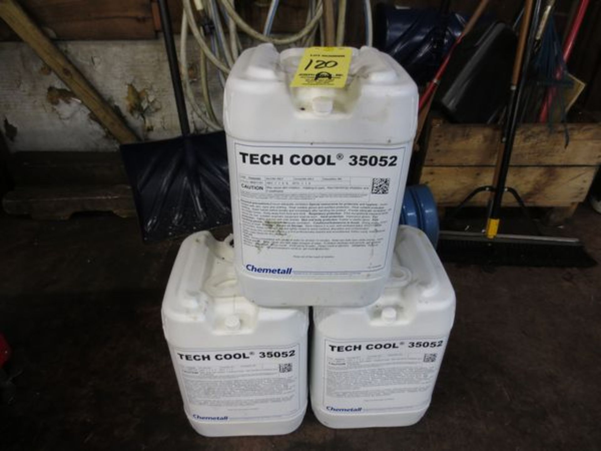 (3) 5 GALLON CONTAINERS OF CHEMETALL TECH COOL 35052 COOLANT