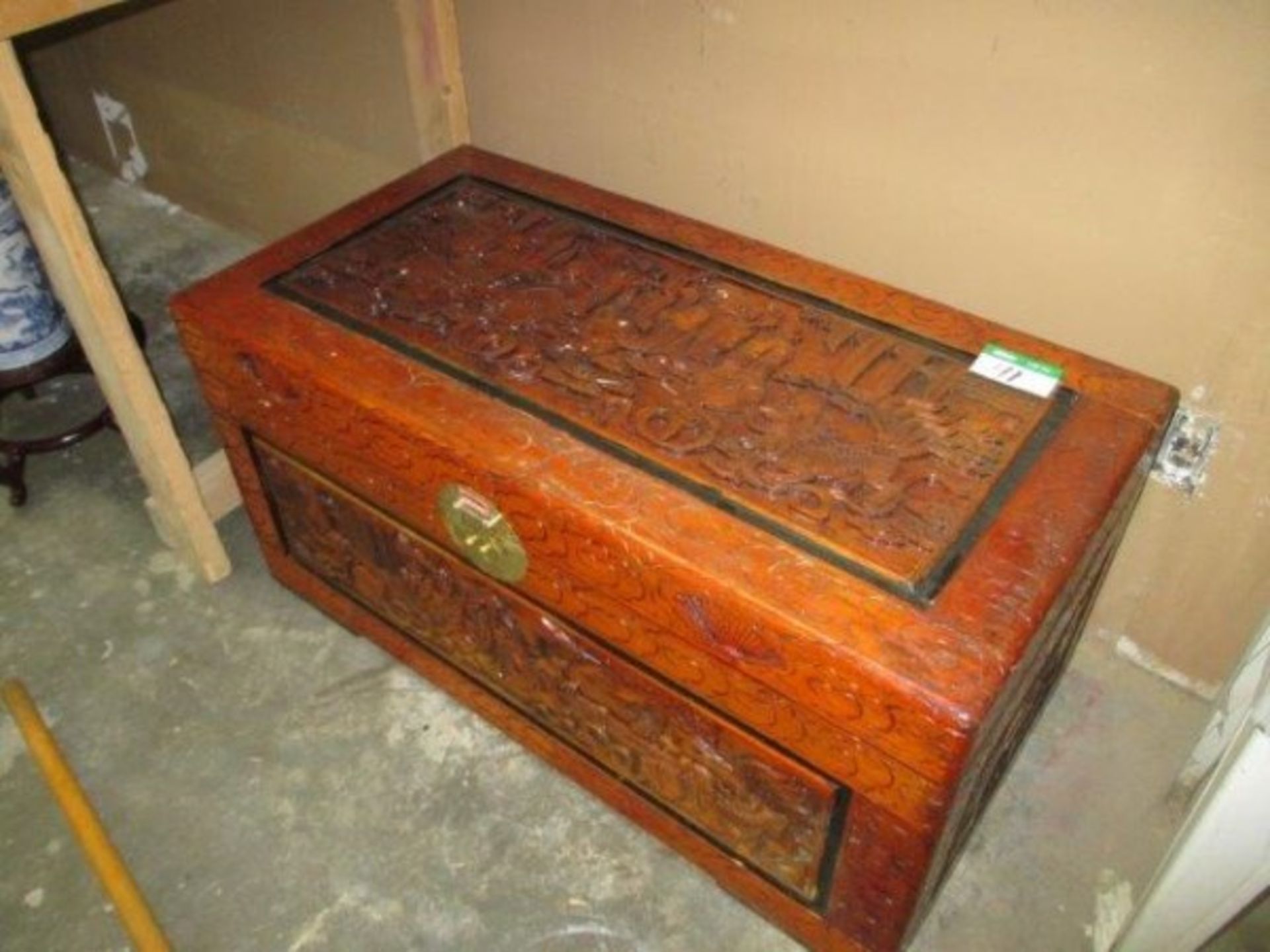 CARVED ORNAMENTAL CHEST