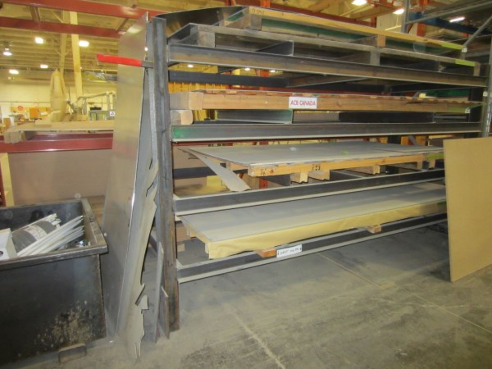 STEEL MATERIAL RACK