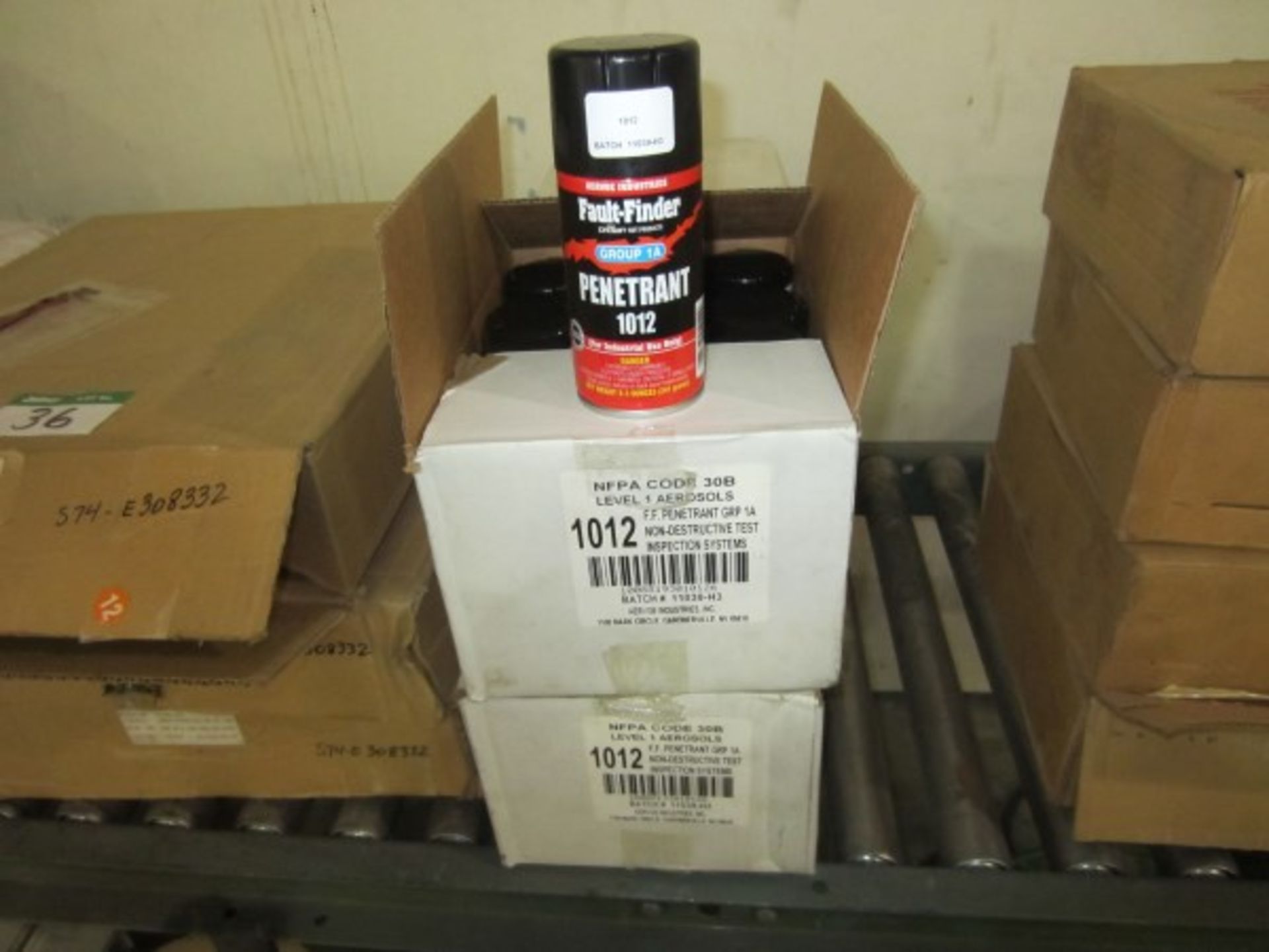 4 BOXES OF FAULT FINDER GROUP  1-A PENETRANT 1012