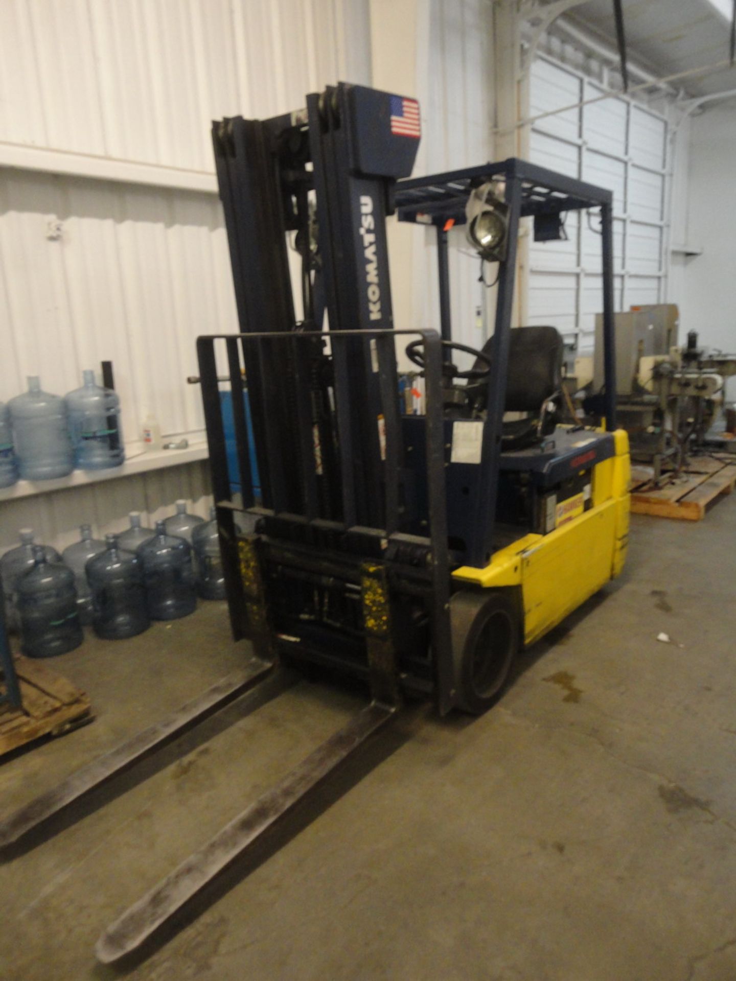 Komatsu Electric 2850 lb Capacity Sit-Down Forklift, Model FB18MK-2, SN 20854A. - Image 8 of 8