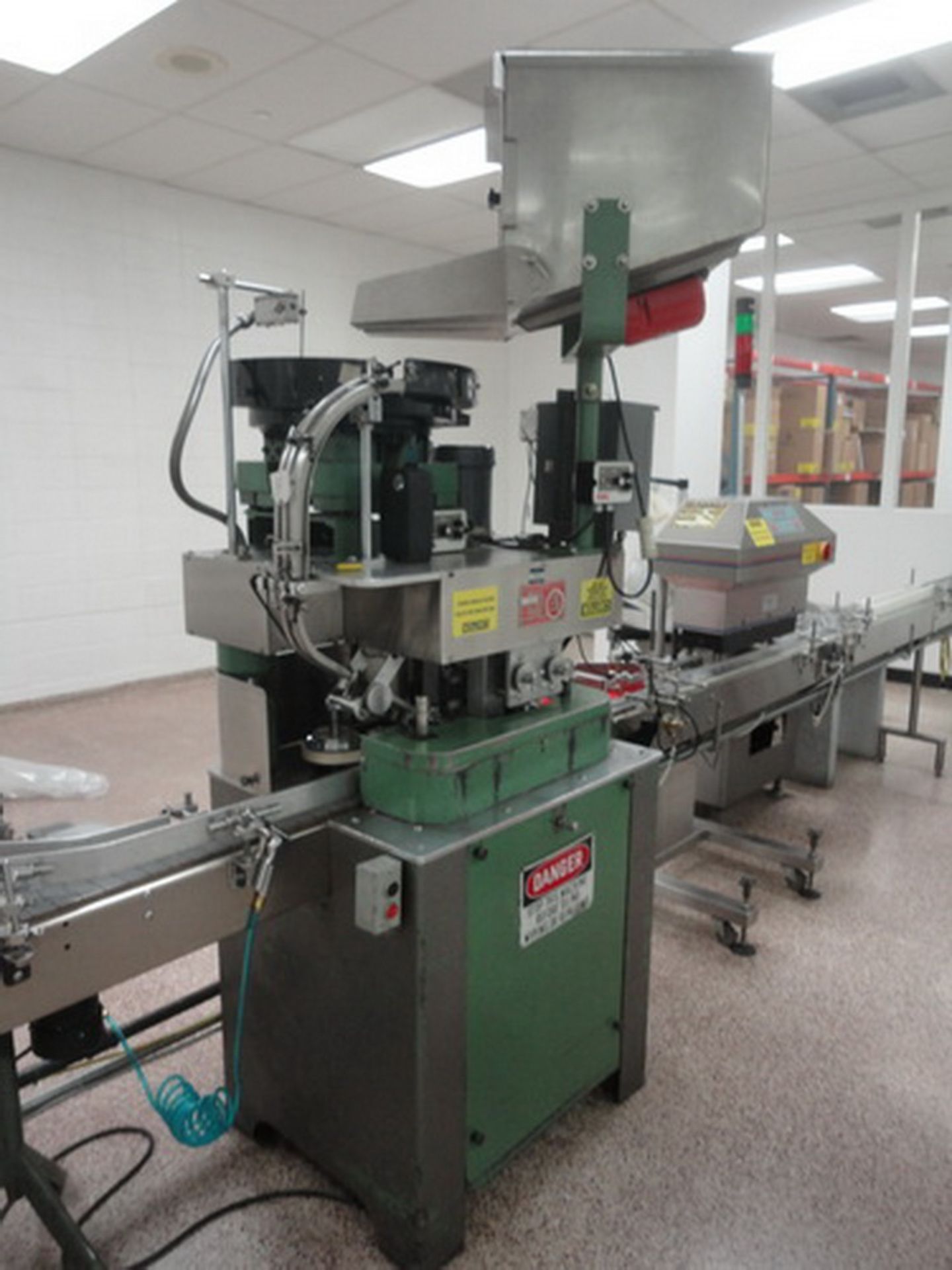 Kaps All 4 Spindle Automatic Capper, Model D, S/N 1904