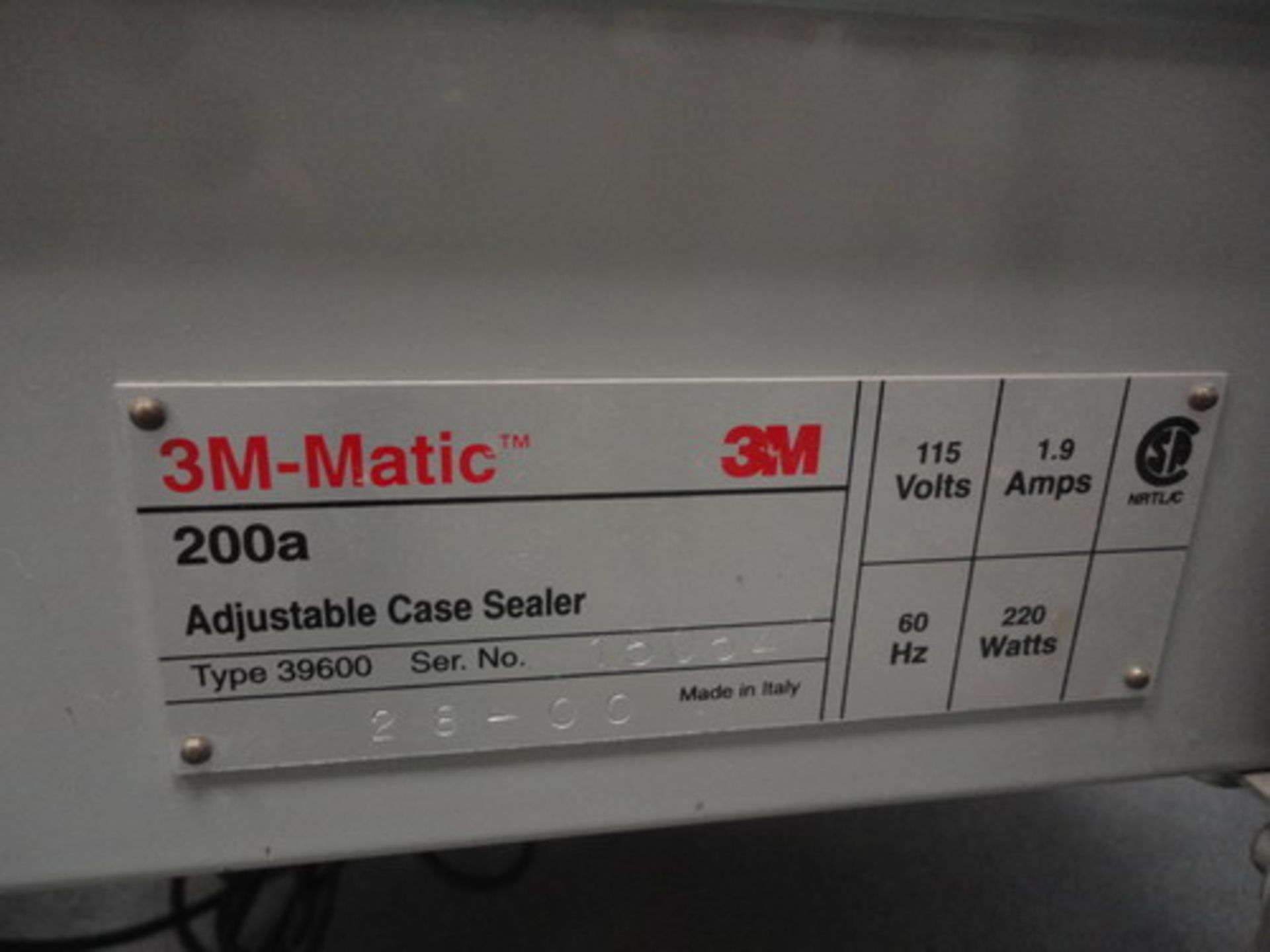 3M T&B Case Taper, Model 200A, SN 15054. - Image 4 of 4