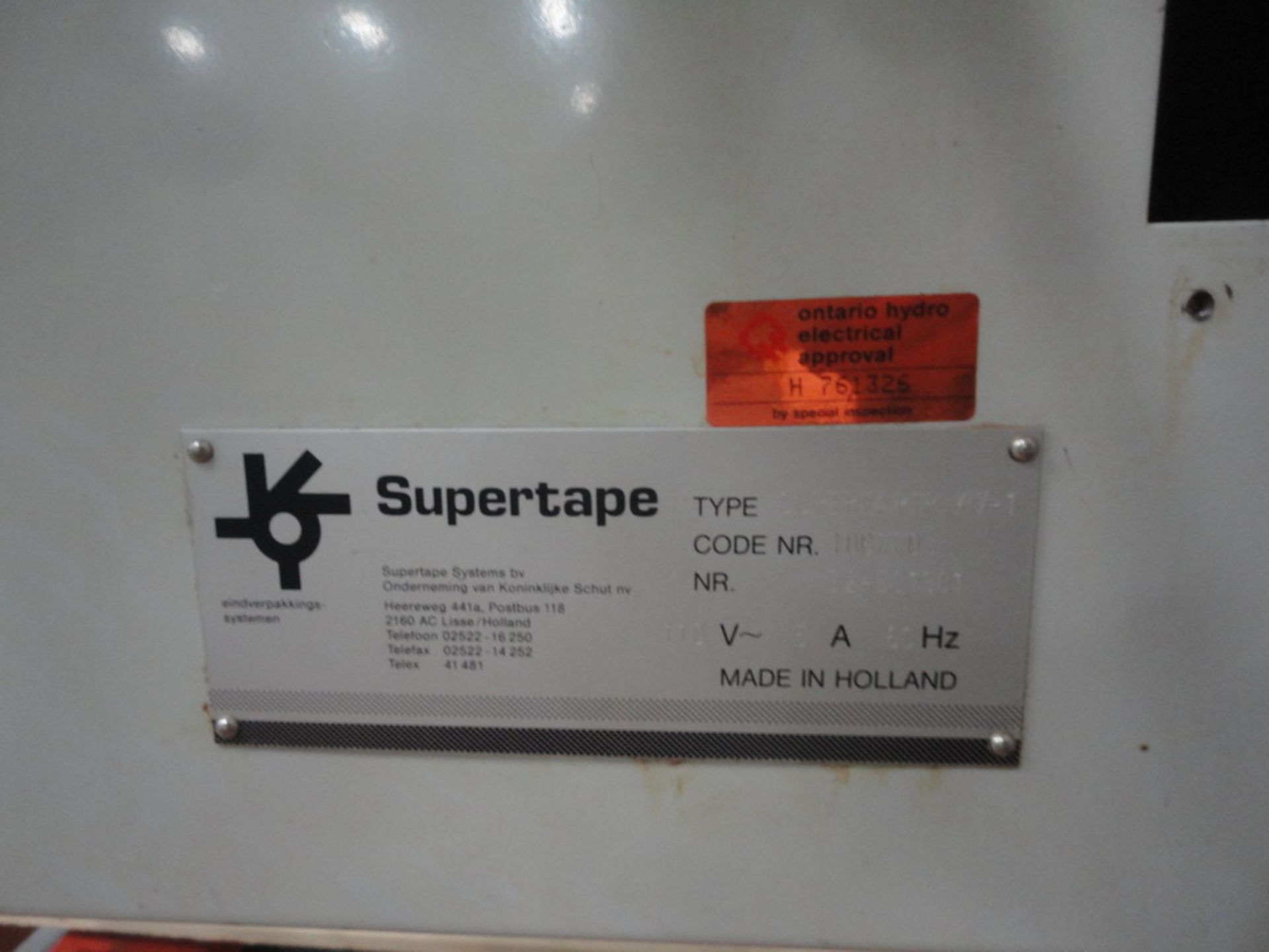 SuperTaper Top/Bottom case taper, portable, Model 147-1, 1/60/110V. - Image 2 of 5