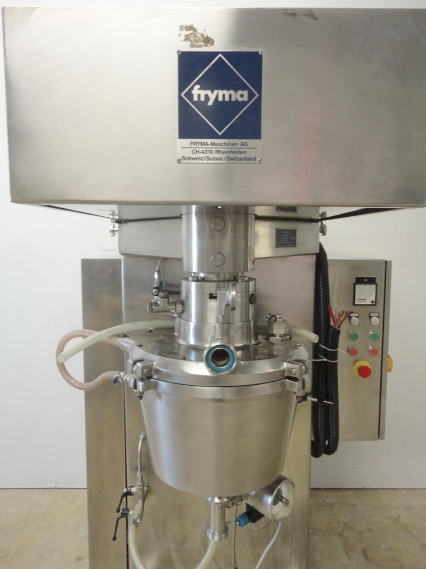 Fryma (Romaco) (Koruma) Stainless Steel Bead CoBall grinding mill, model MS-32, S/N M16192. - Image 3 of 14
