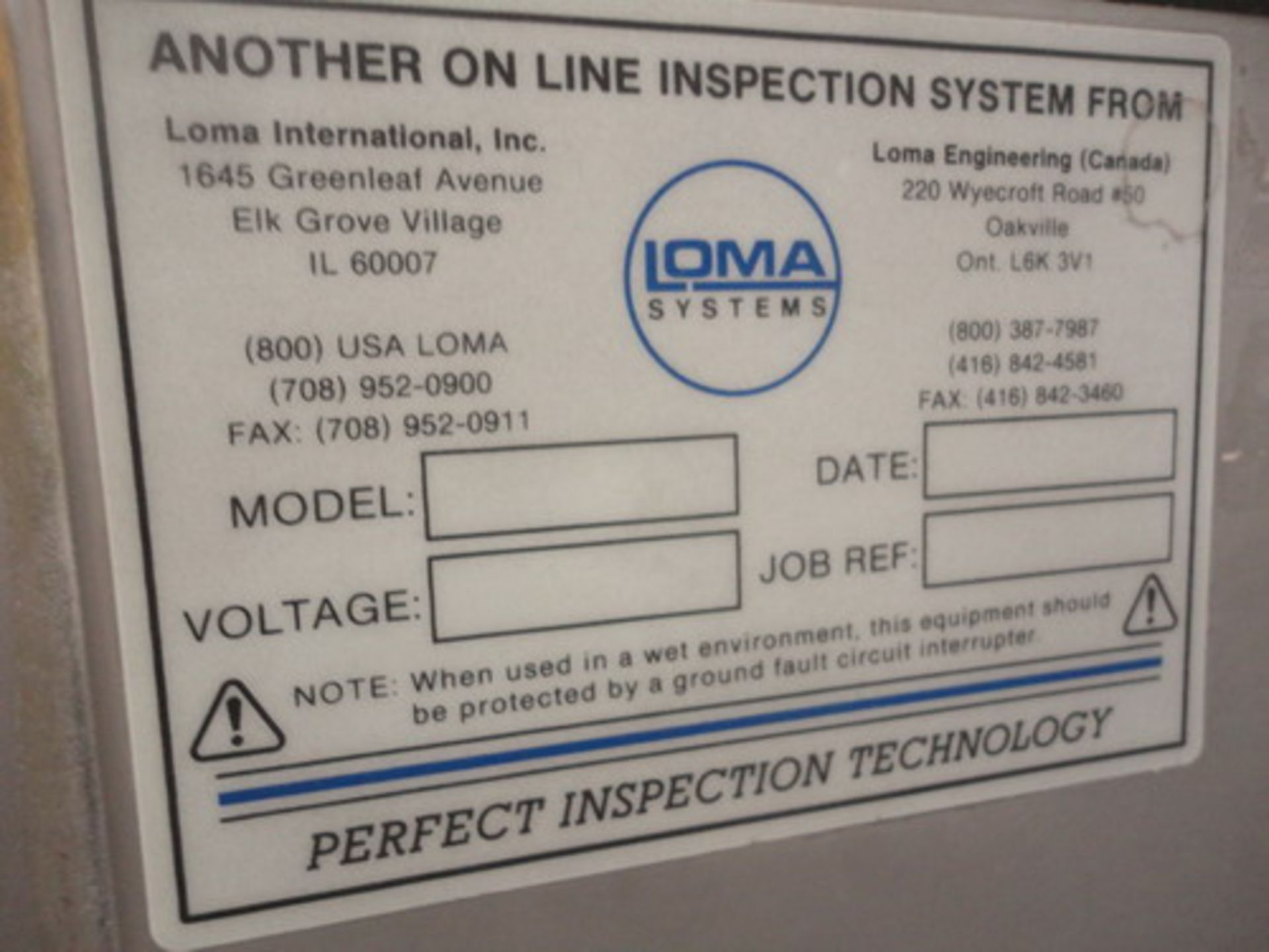 Loma Metal Detector, Model ISC, SN 375698S. - Image 5 of 6