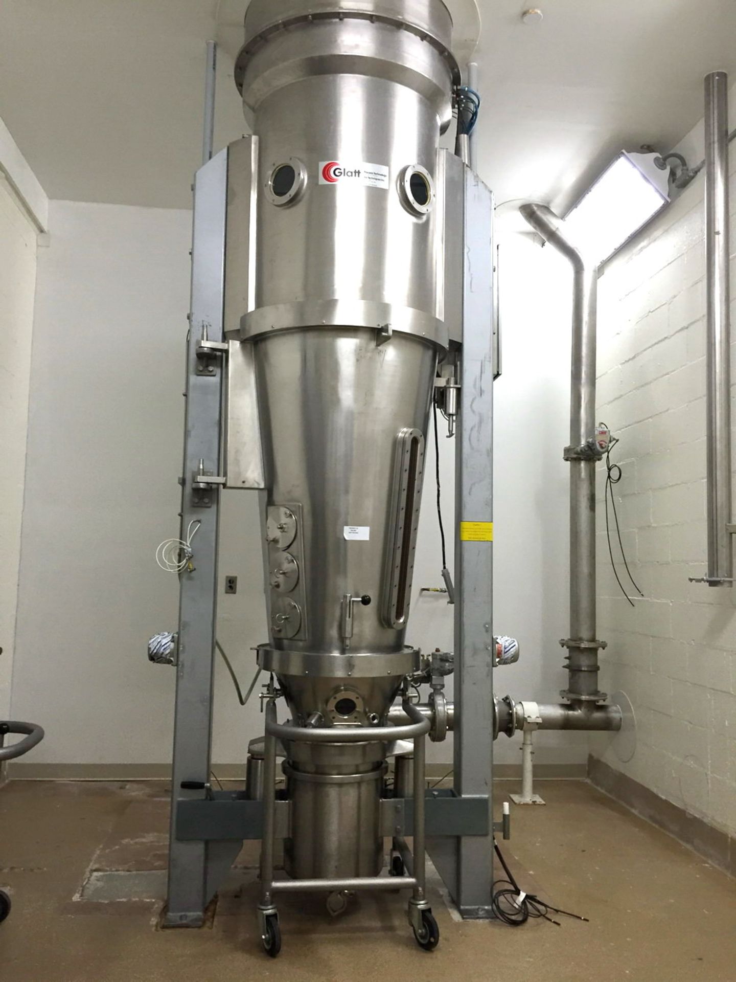 Glatt Fluid Bed Granulator with 9" Wurster, 22L and 45L Drying Inserts, Model GPCG-15, SN 5313. - Image 10 of 25