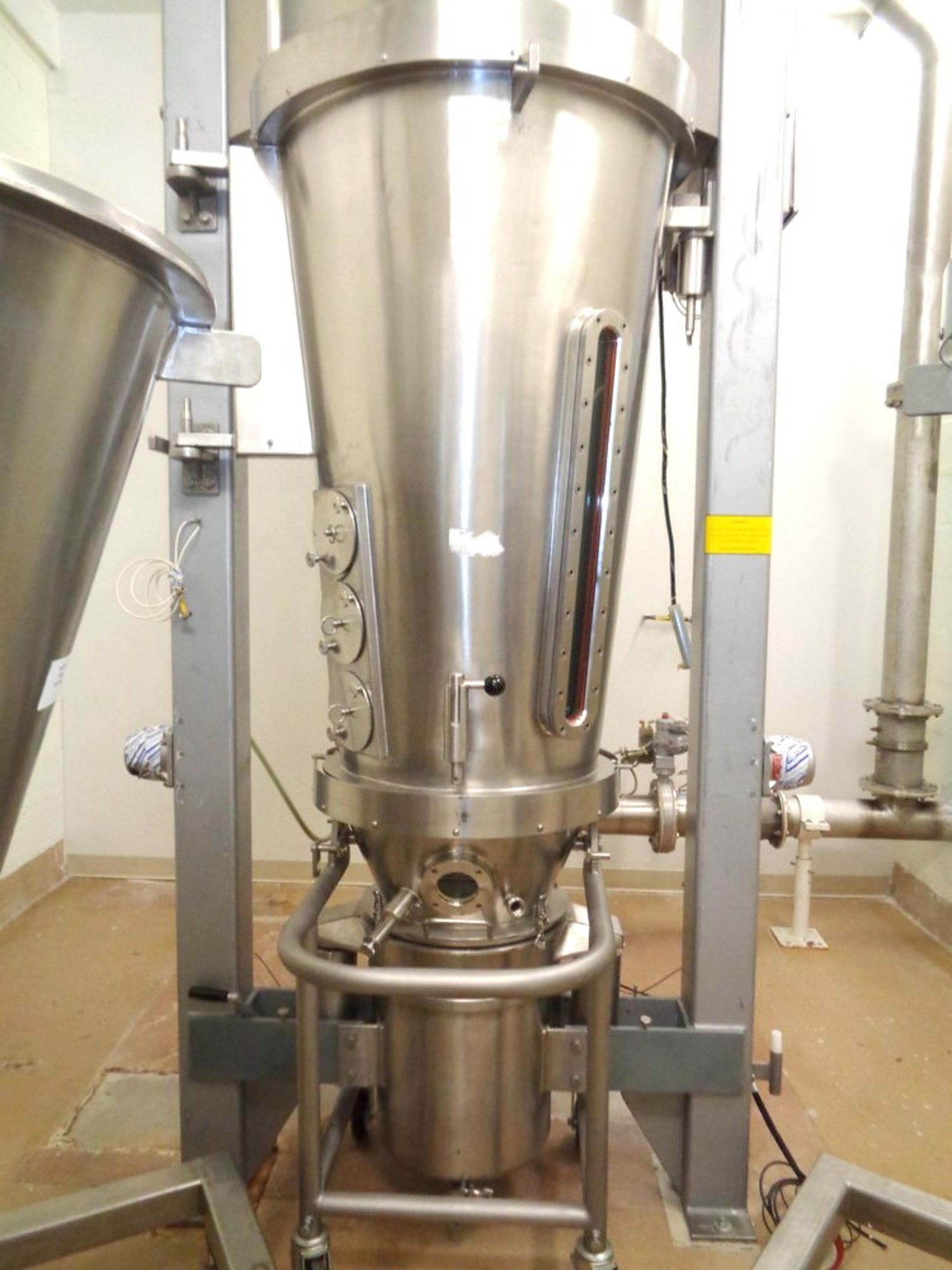 Glatt Fluid Bed Granulator with 9" Wurster, 22L and 45L Drying Inserts, Model GPCG-15, SN 5313. - Image 5 of 25