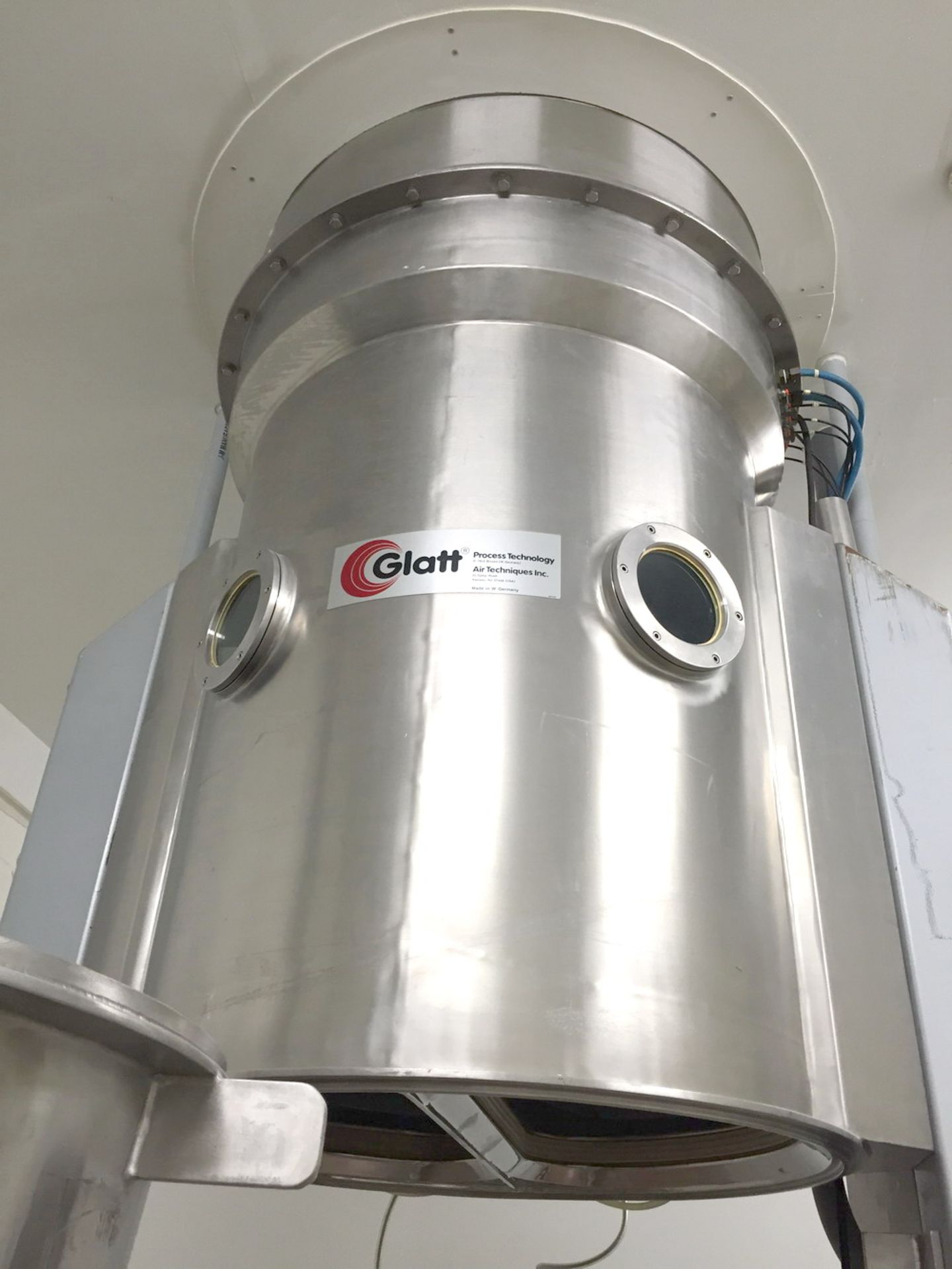 Glatt Fluid Bed Granulator with 9" Wurster, 22L and 45L Drying Inserts, Model GPCG-15, SN 5313. - Image 14 of 25